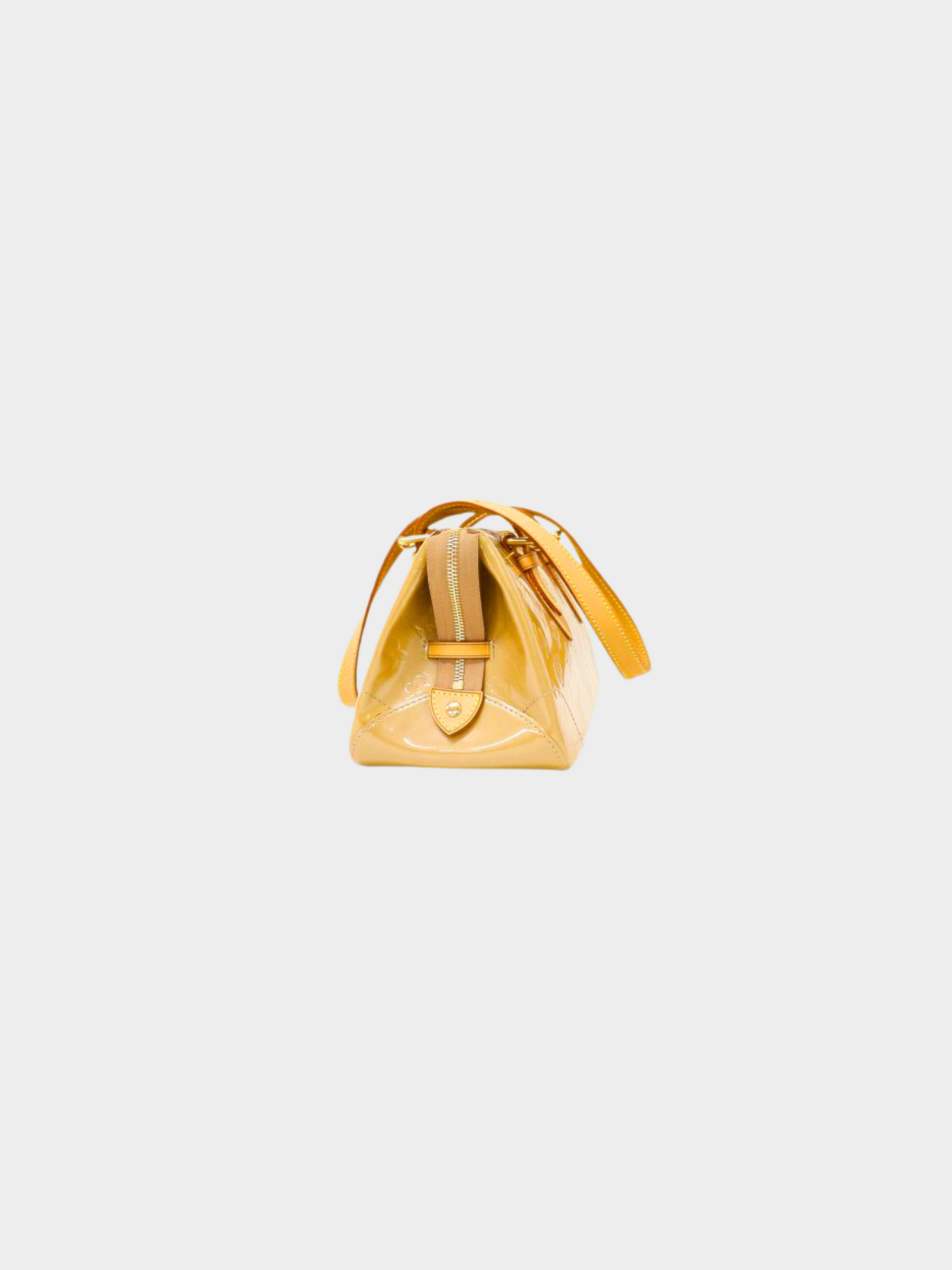 Louis Vuitton 2007 Beige Novozette Monogram Vernis Rosewood Avenue Bag