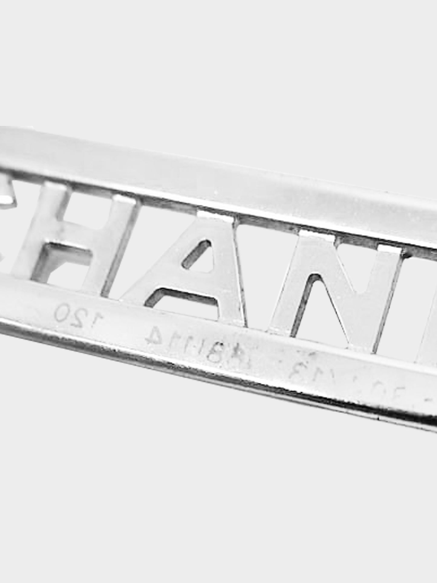 Chanel 1990s Silver Aviator Sunglasses