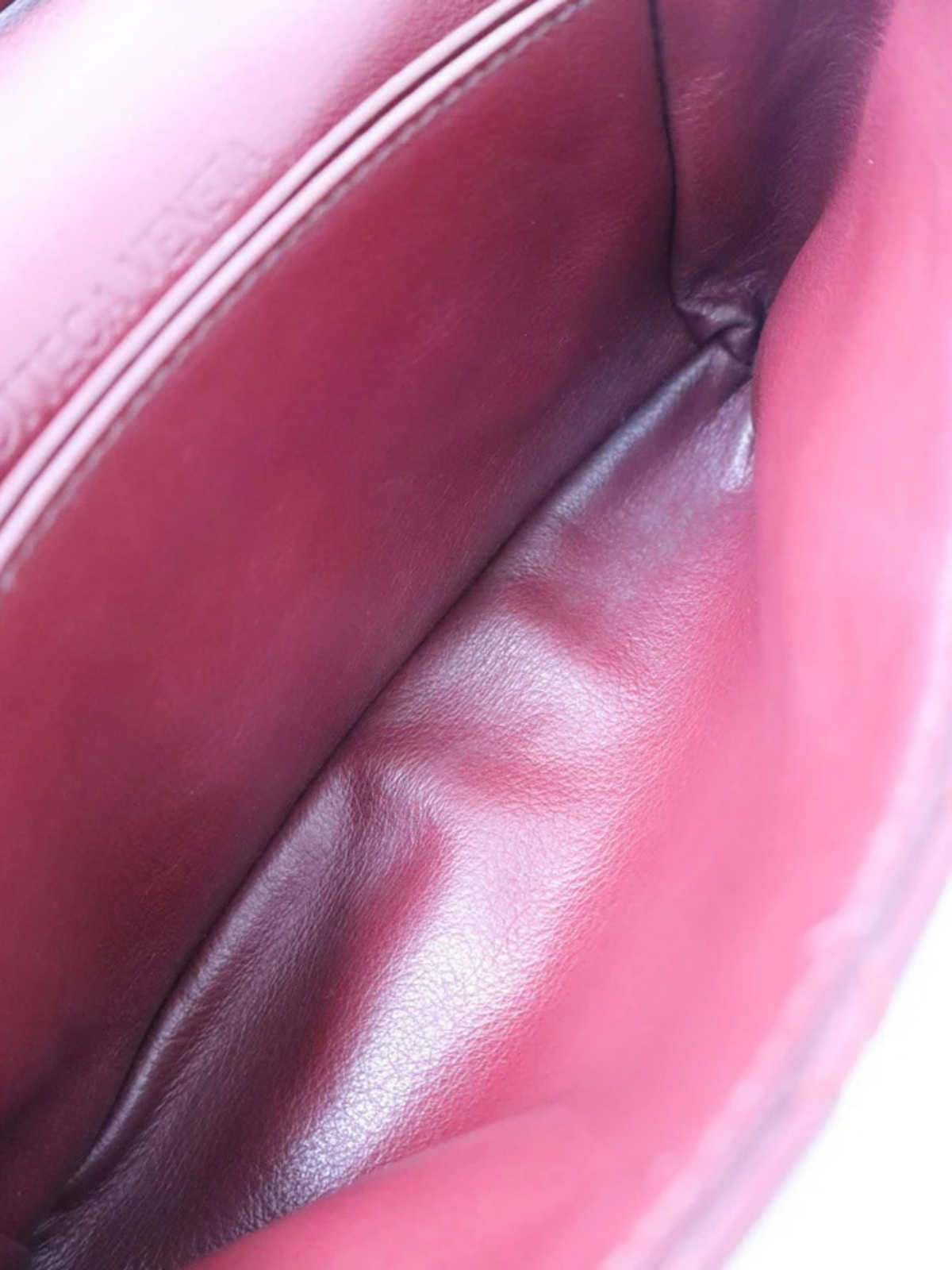 Bottega Veneta 2000s Red Intrecciato Leather Mini Shoulder Bag