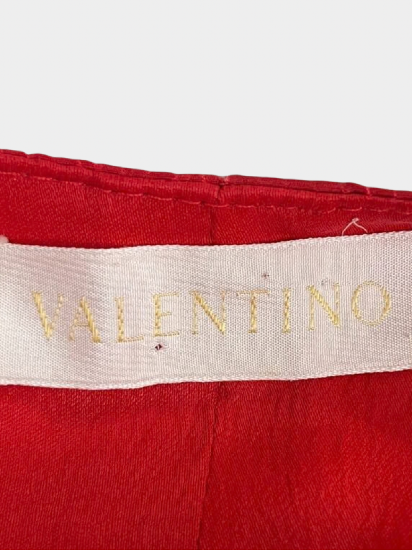 Valentino FW 2007 Red Silk Taffeta Gown