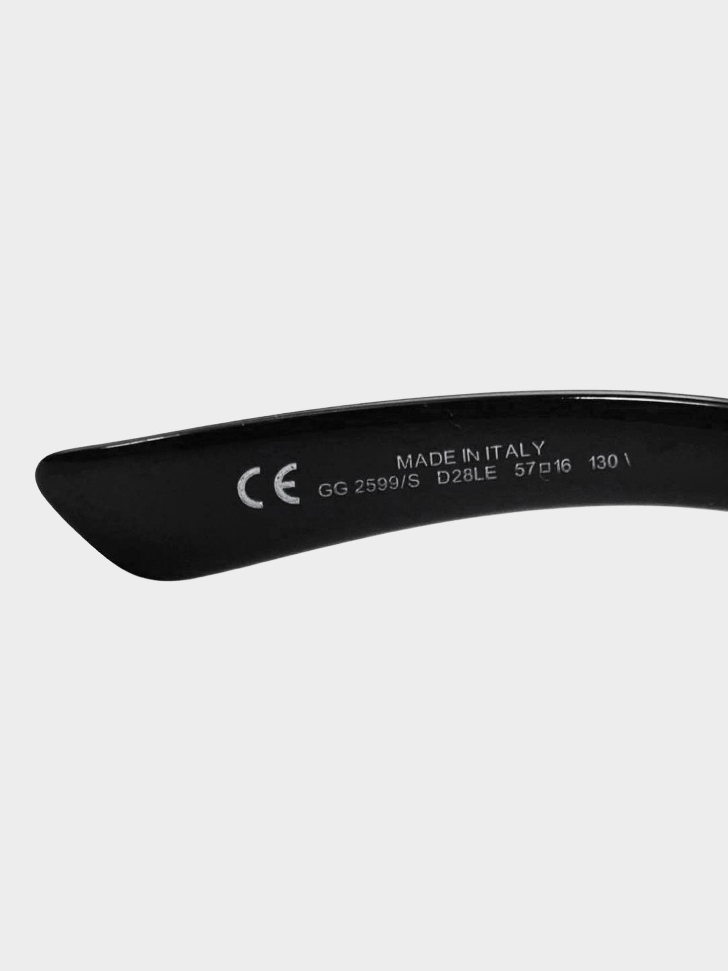 Gucci 2000s Black and Brown GG 2599/S Y2K Sunglasses