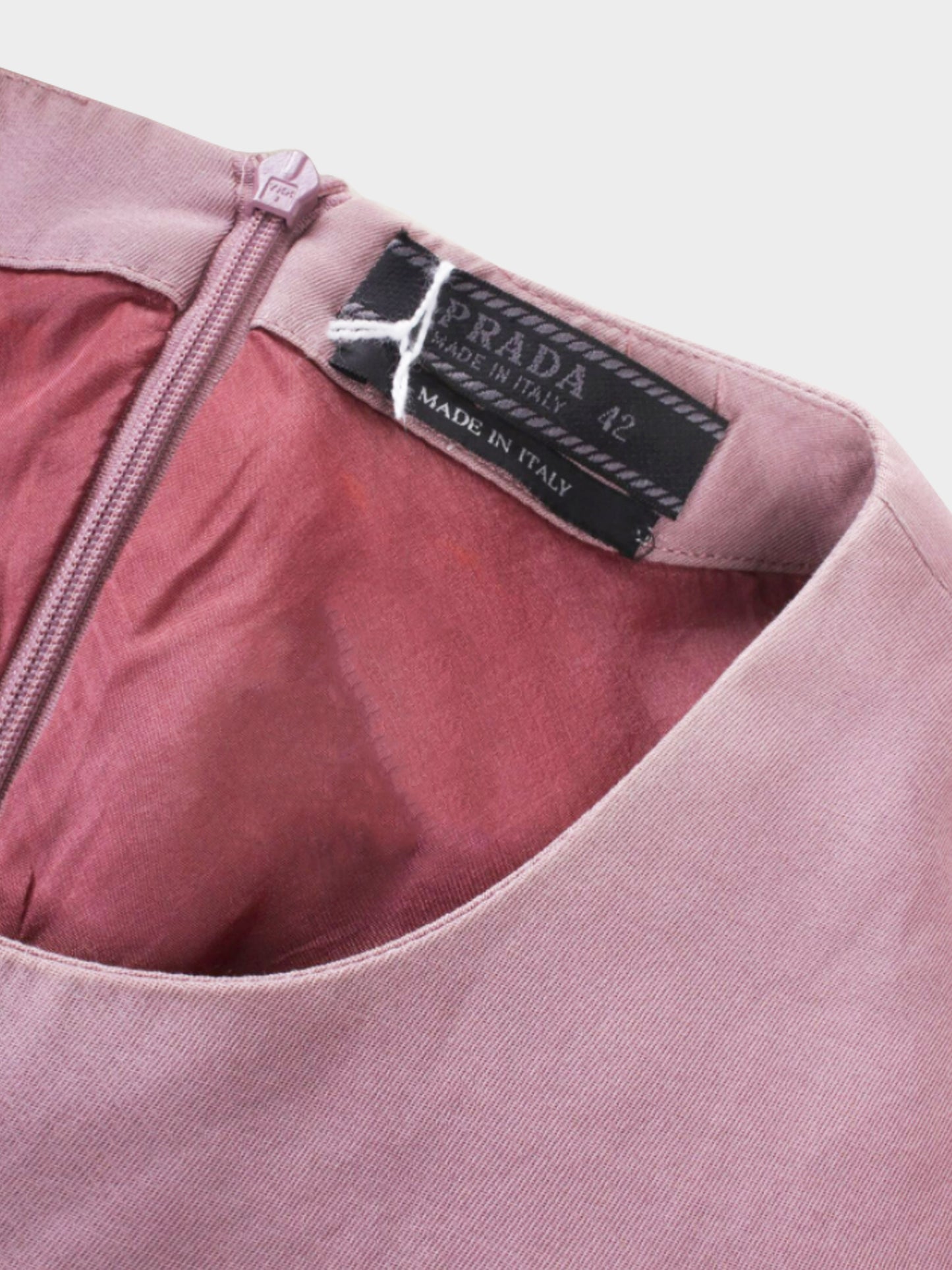 Prada 2000s Rare Pink Nylon Tank Top and Skirt Set