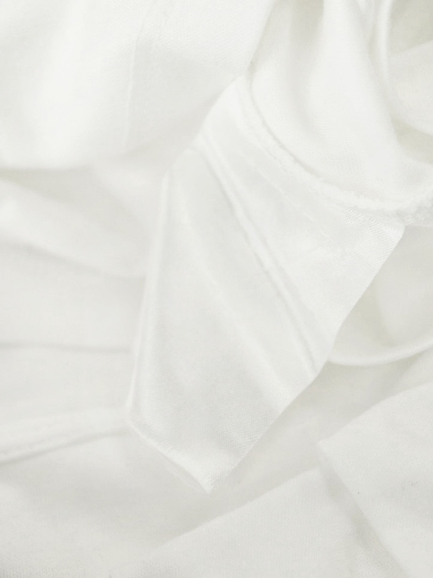 Valentino 2010s White Frill Collar Top