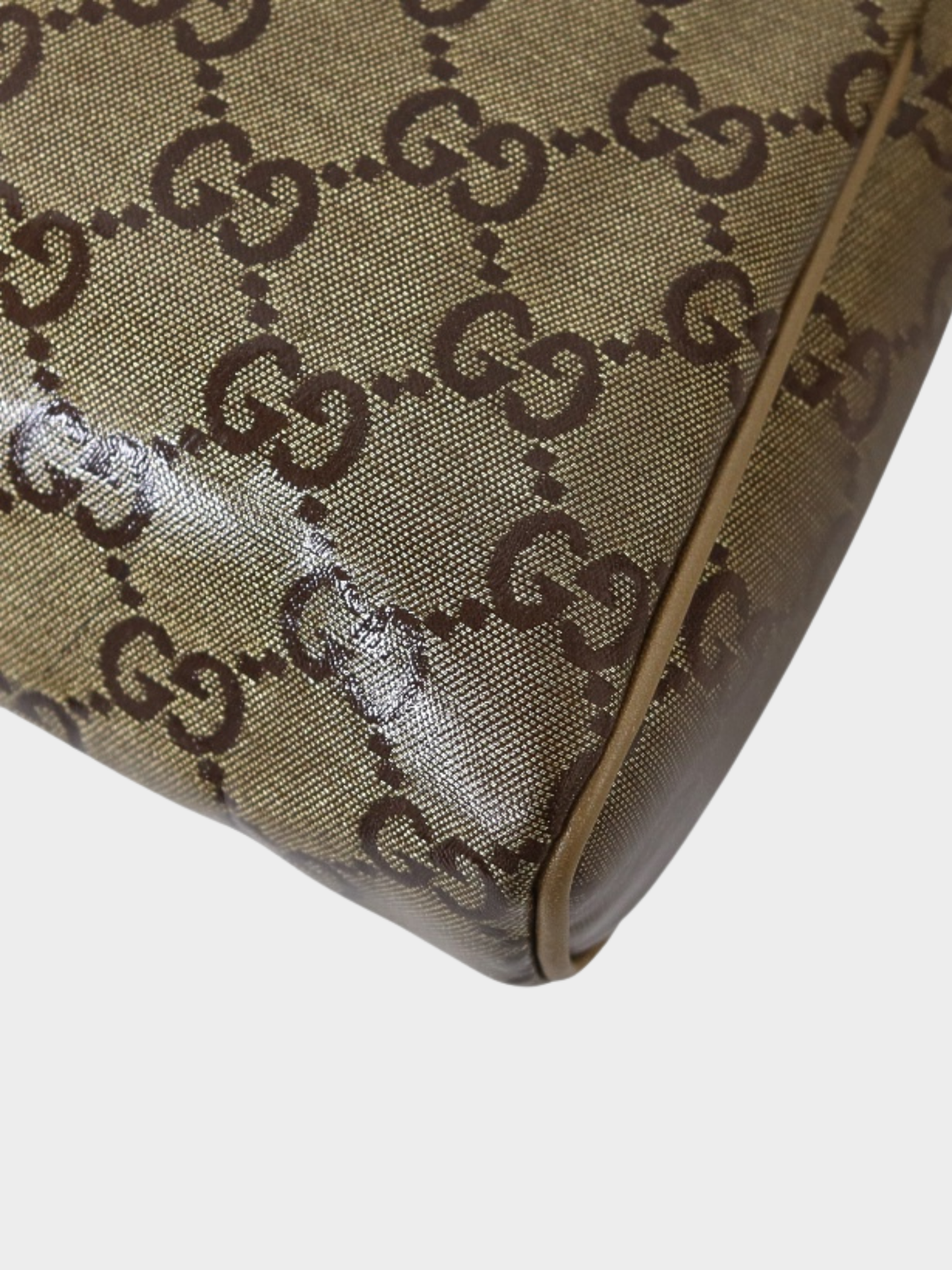 Gucci 2000s Gold GG Abbey Shoulder Bag