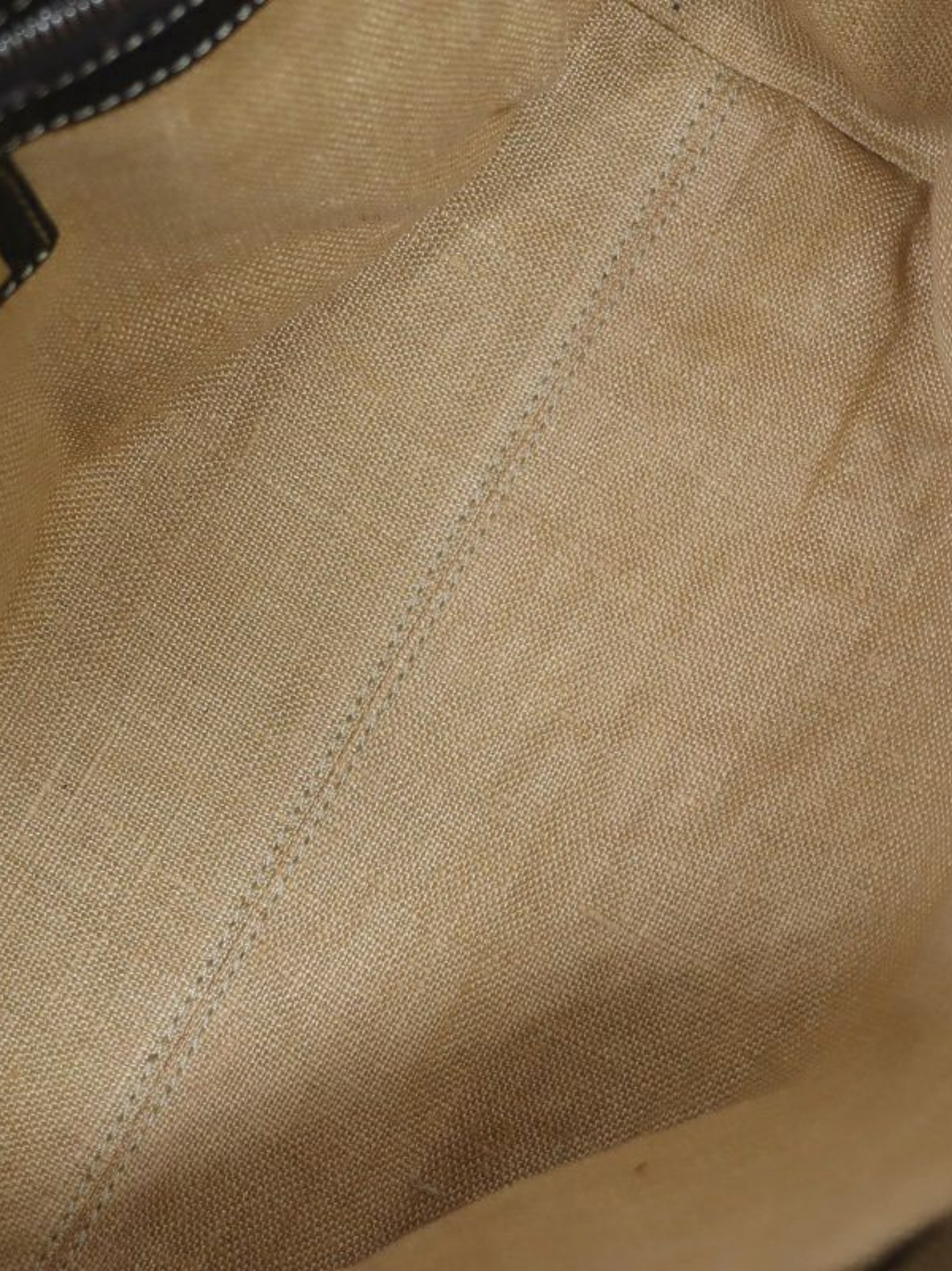 Fendi 2000s Brown Zucca Canvas Leather Handbag