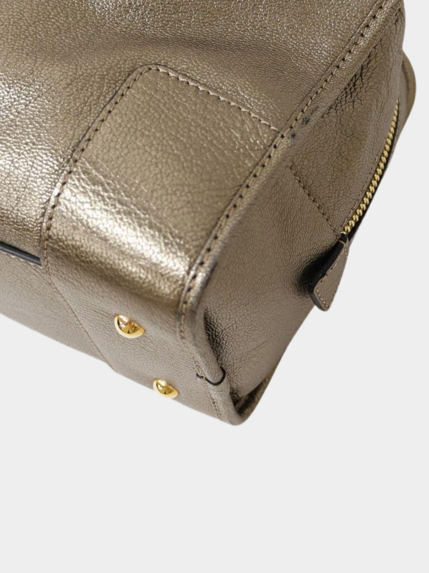 Loewe 2000s Silver Amazona 28 Leather Bag