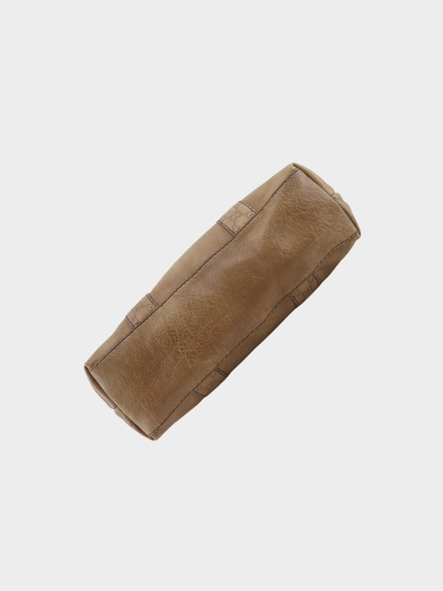 Gucci 2000s Brown GG Bamboo Bar Leather Tote Bag