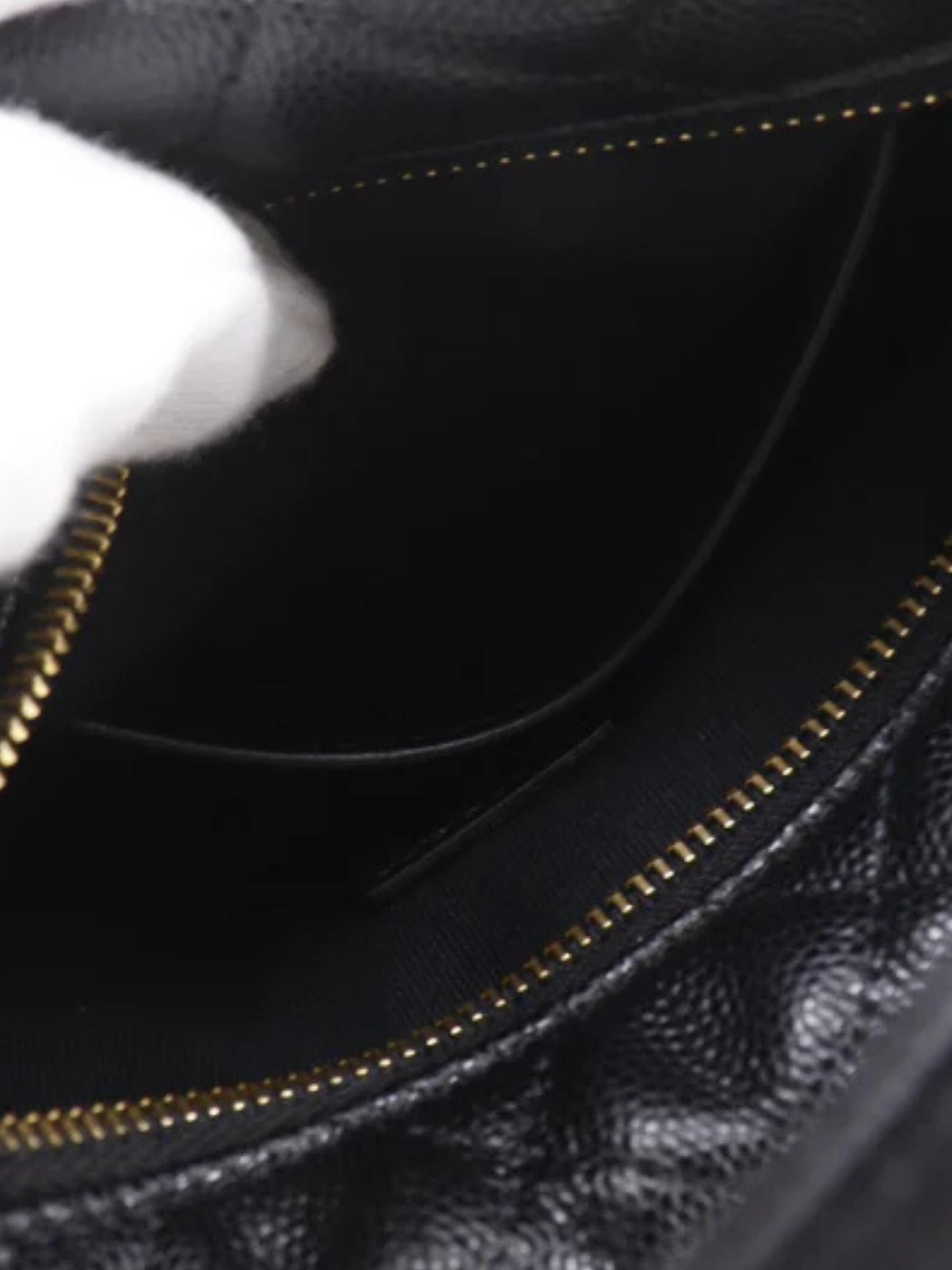 Chanel 2022 Black Caviar Leather Matelassé Mini Bag