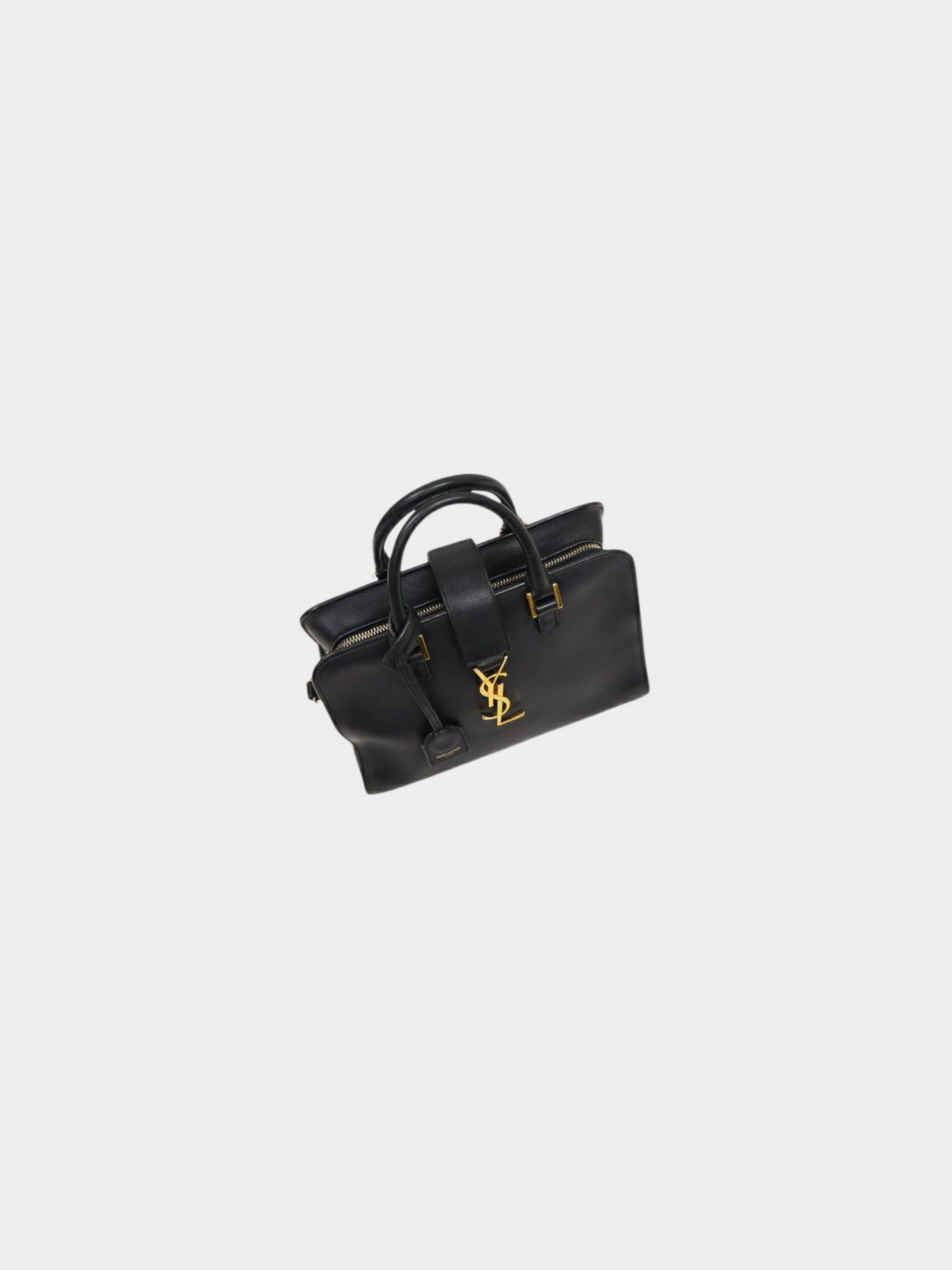 Yves Saint Laurent 2010s Black Baby Cabas Bag