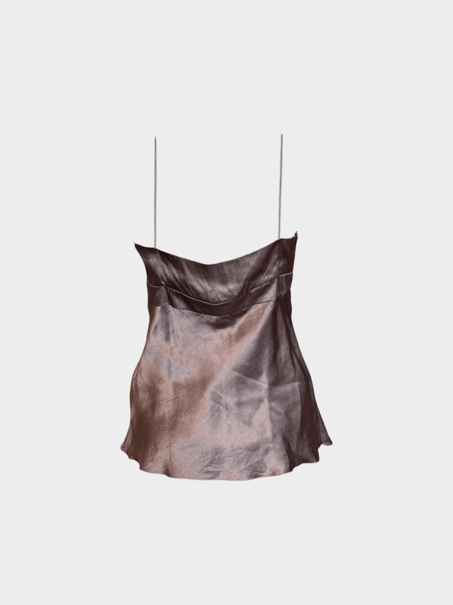 Valentino 2000s Mauve Lace Silk Camisole Top