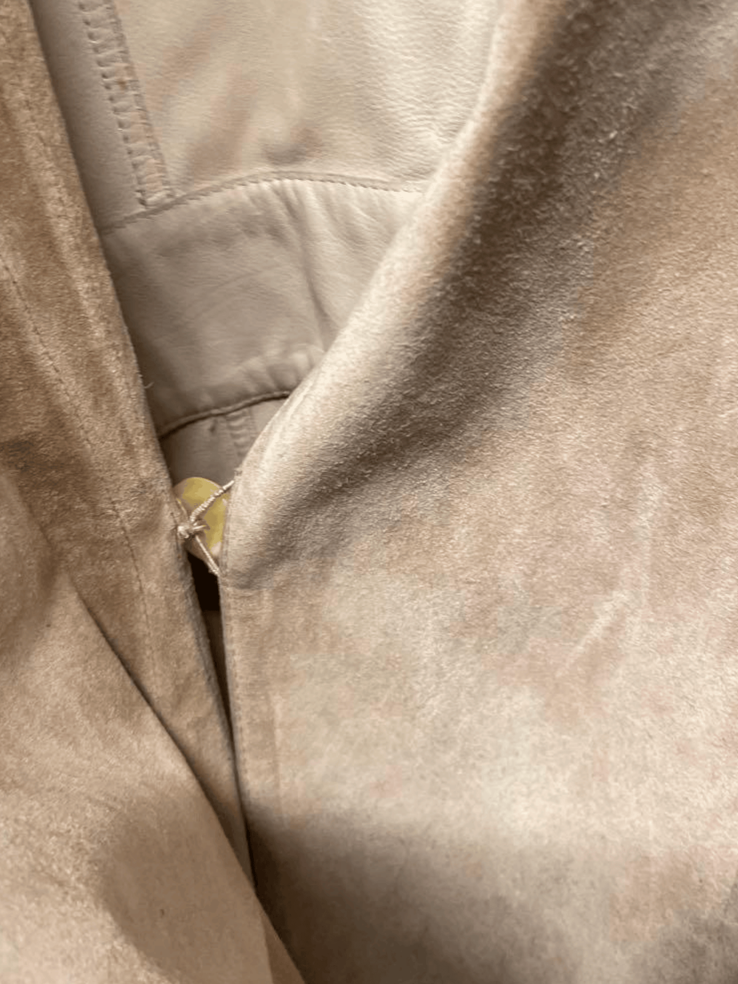 Gucci 2000s Tan Suede Belted Jacket