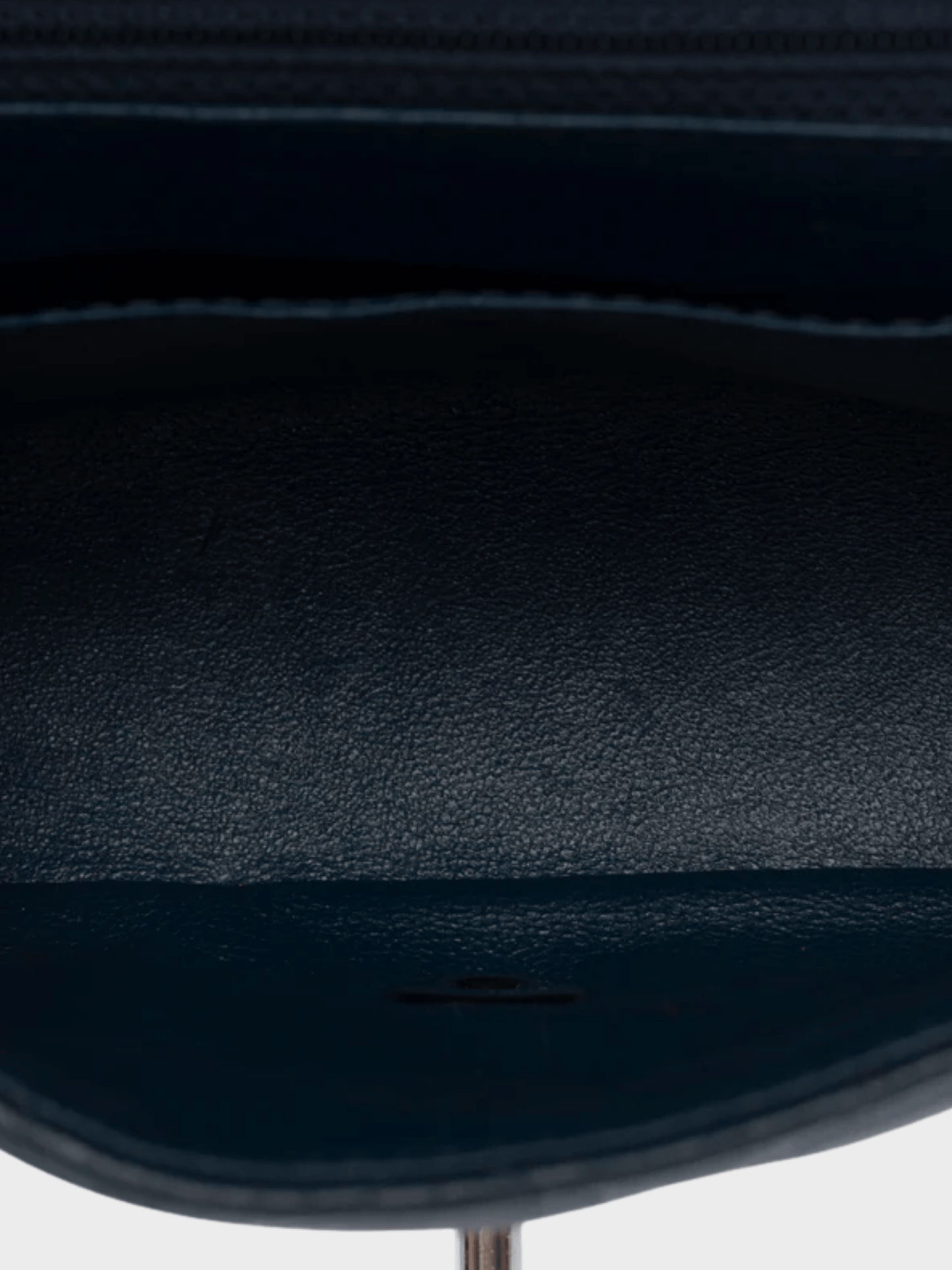 Chanel 2019 Navy Blue Leather Classic Bag