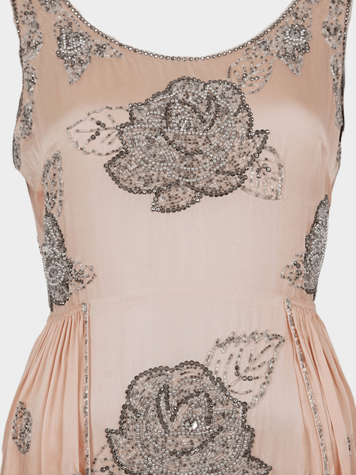 Blumarine 2000s Bead Embroidery Mini Dress