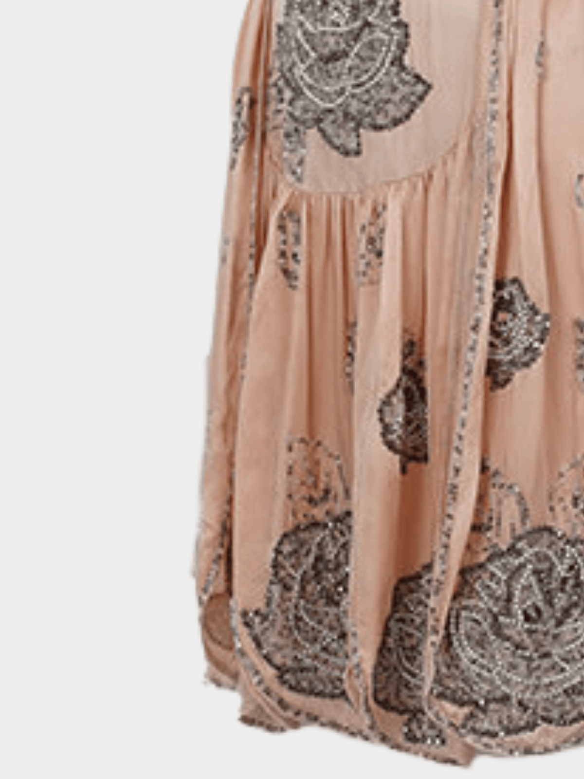 Blumarine 2000s Bead Embroidery Mini Dress