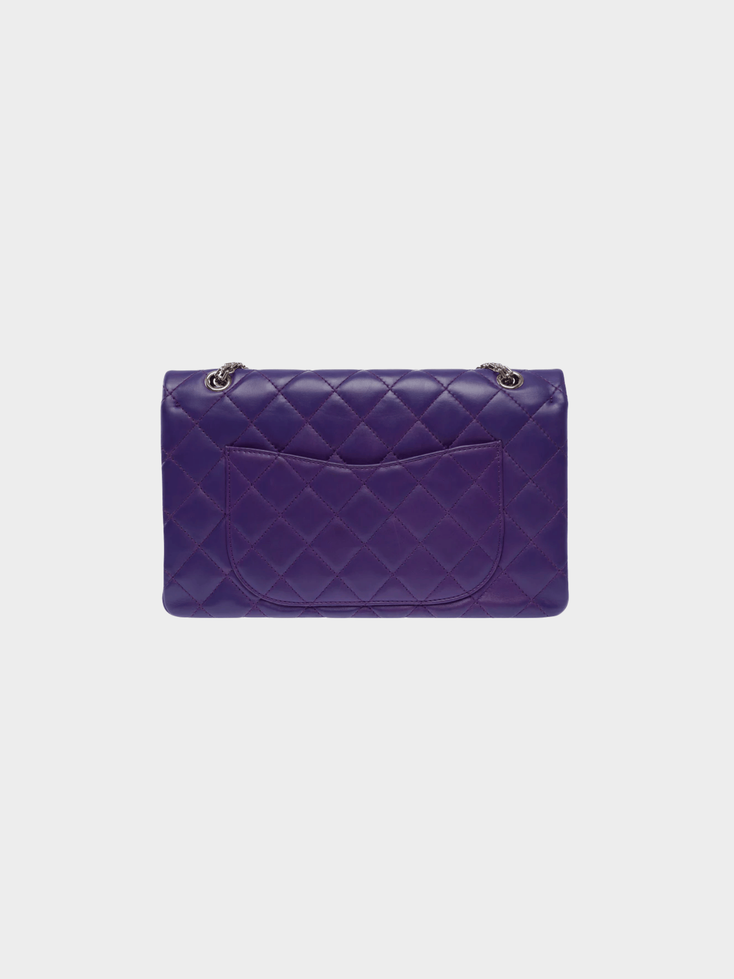 Chanel 2011 Purple Lambskin Quilted 2.55 Flap
