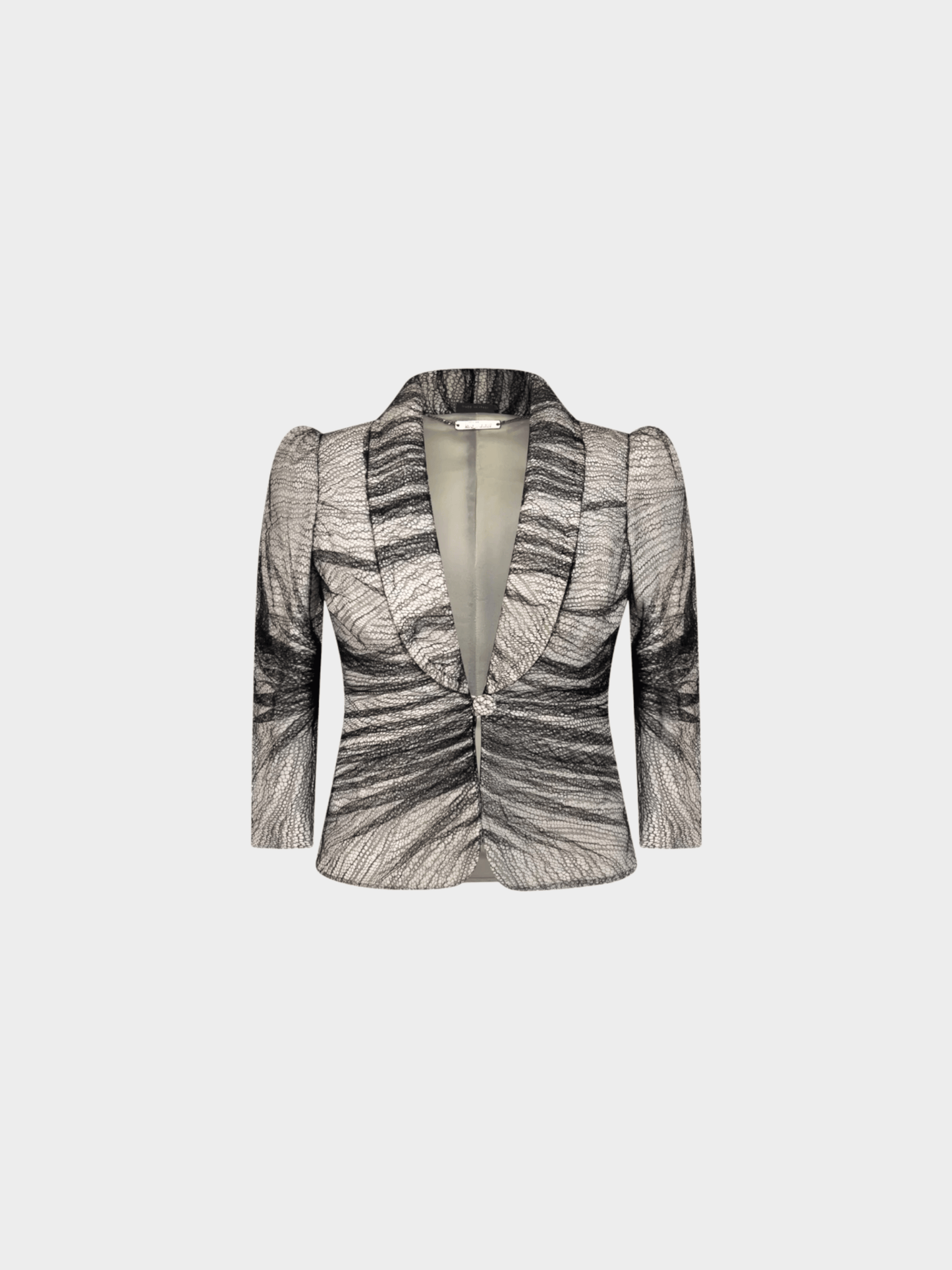 Alexander McQueen SS 2007 "Sarabande" Black Lace Jacket