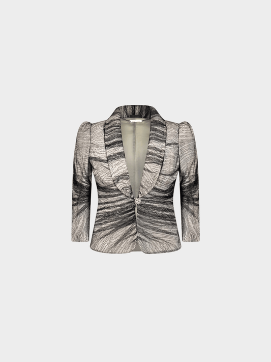 Alexander McQueen SS 2007 "Sarabande" Black Lace Jacket