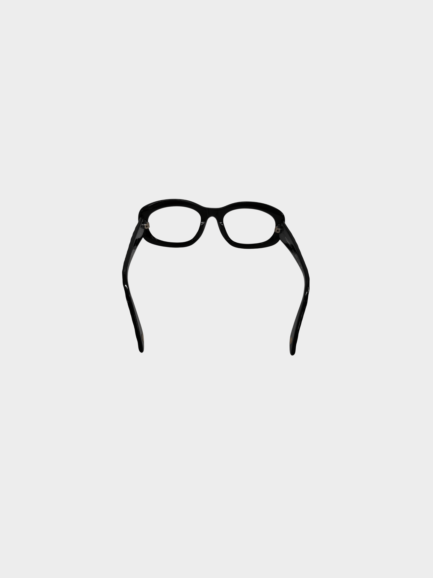 Chanel 2000s Black CC Sunglasses