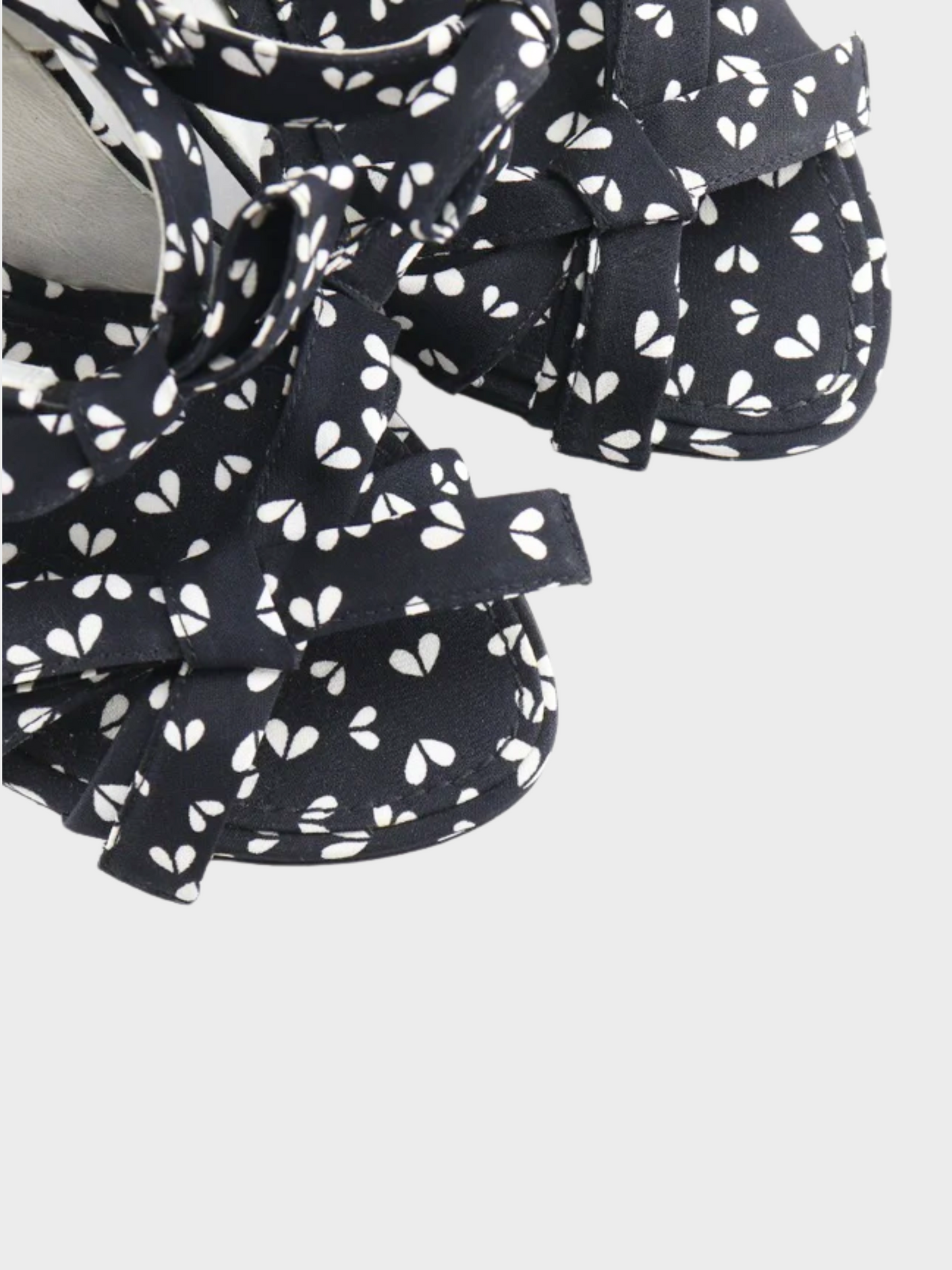 Louis Vuitton 2010s Black Silk Midi Dress and Sandals Set