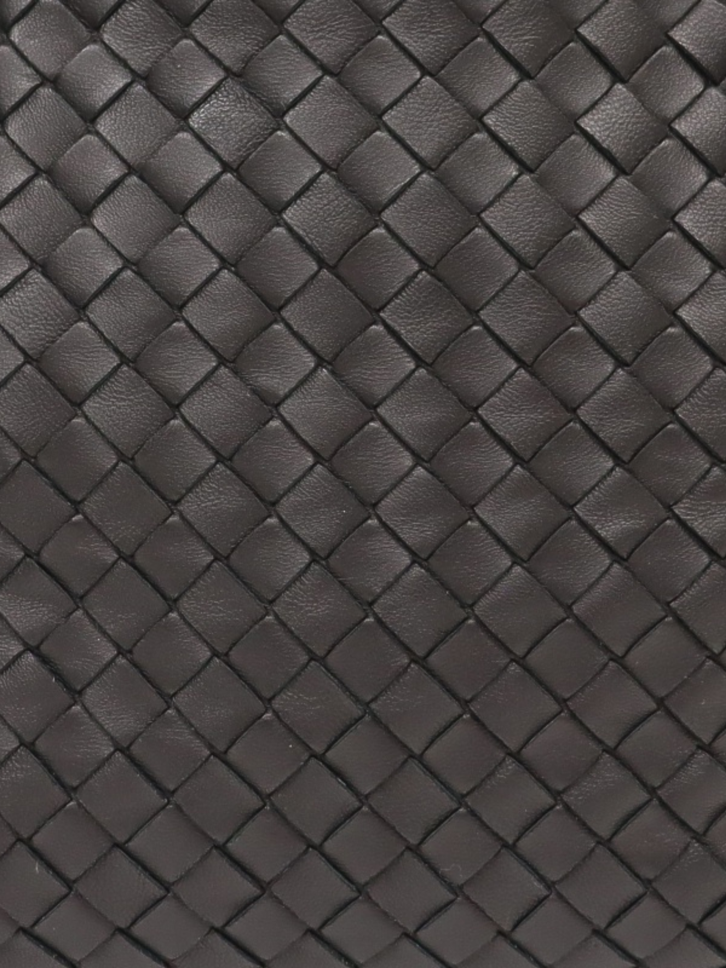 Bottega Veneta 2000s Black Leather Intrecciato Handbag