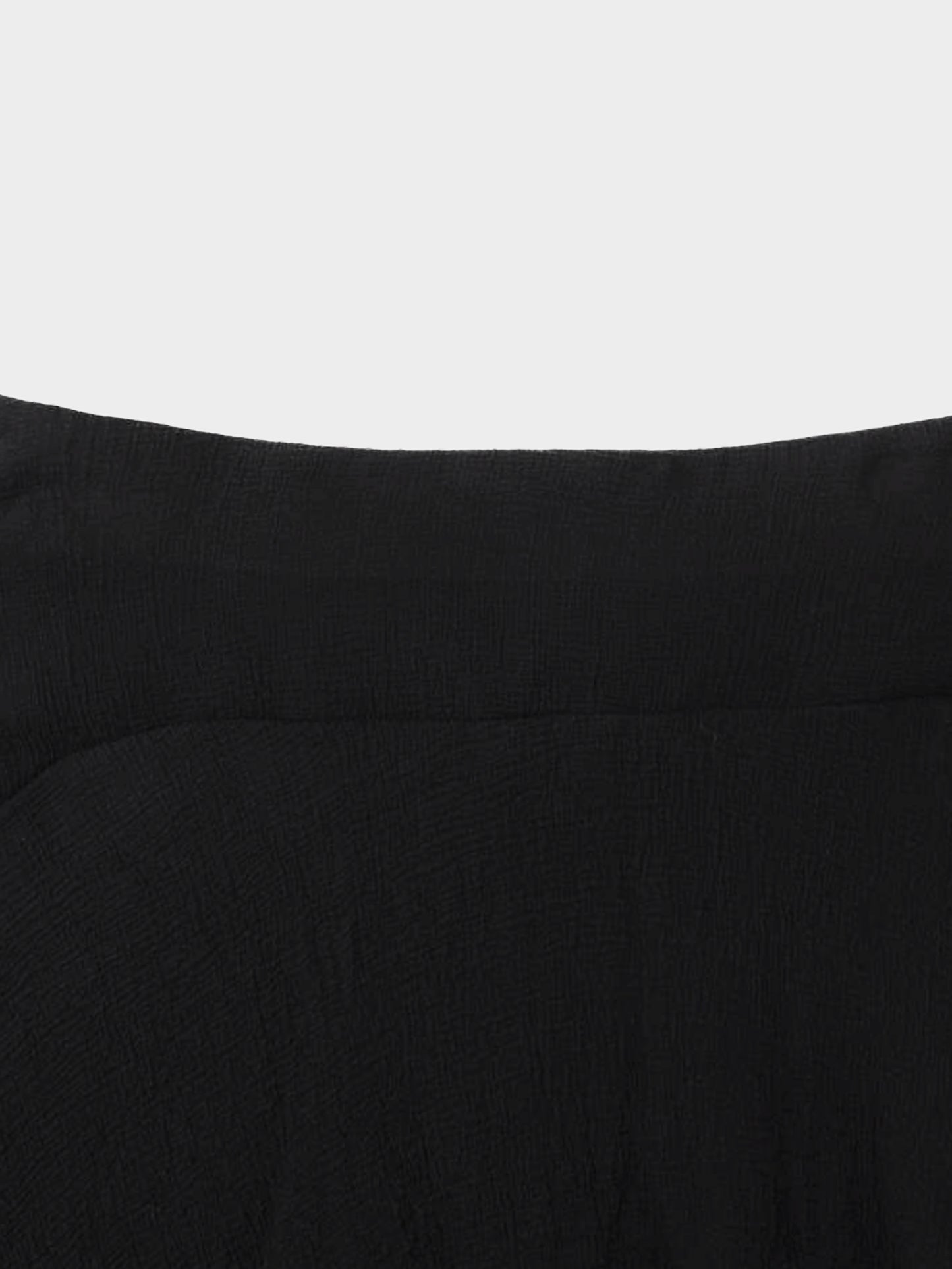 Chloe 2000s Black Silk Chiffon Ruffle Tiered Long Skirt