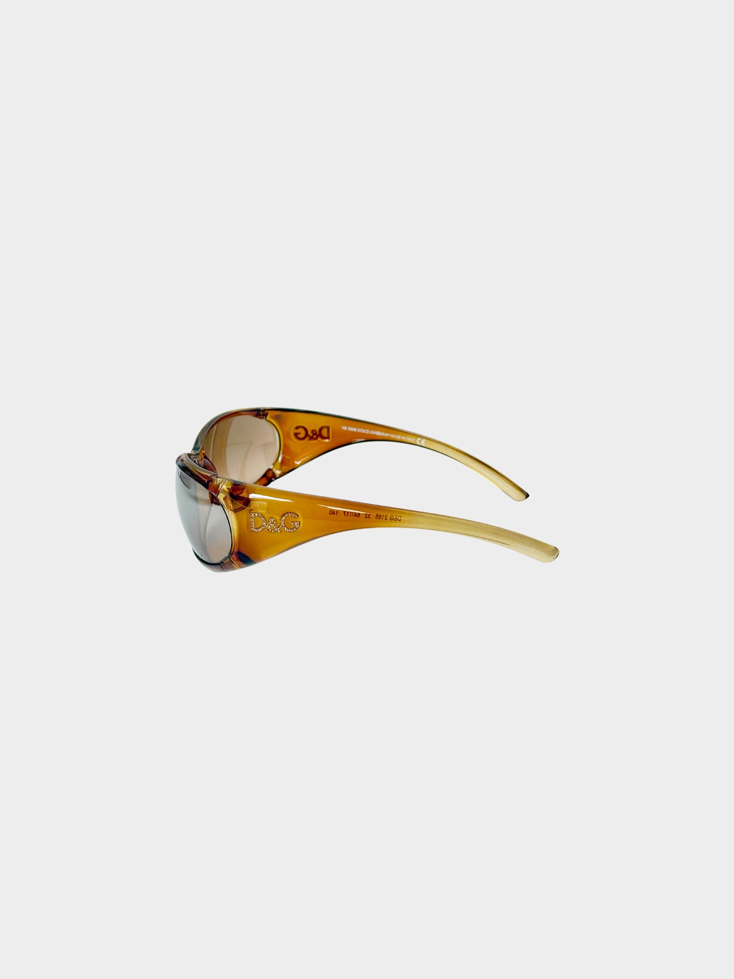 Dolce and Gabbana 2000s Gradient Amber 2188 Sunglasses