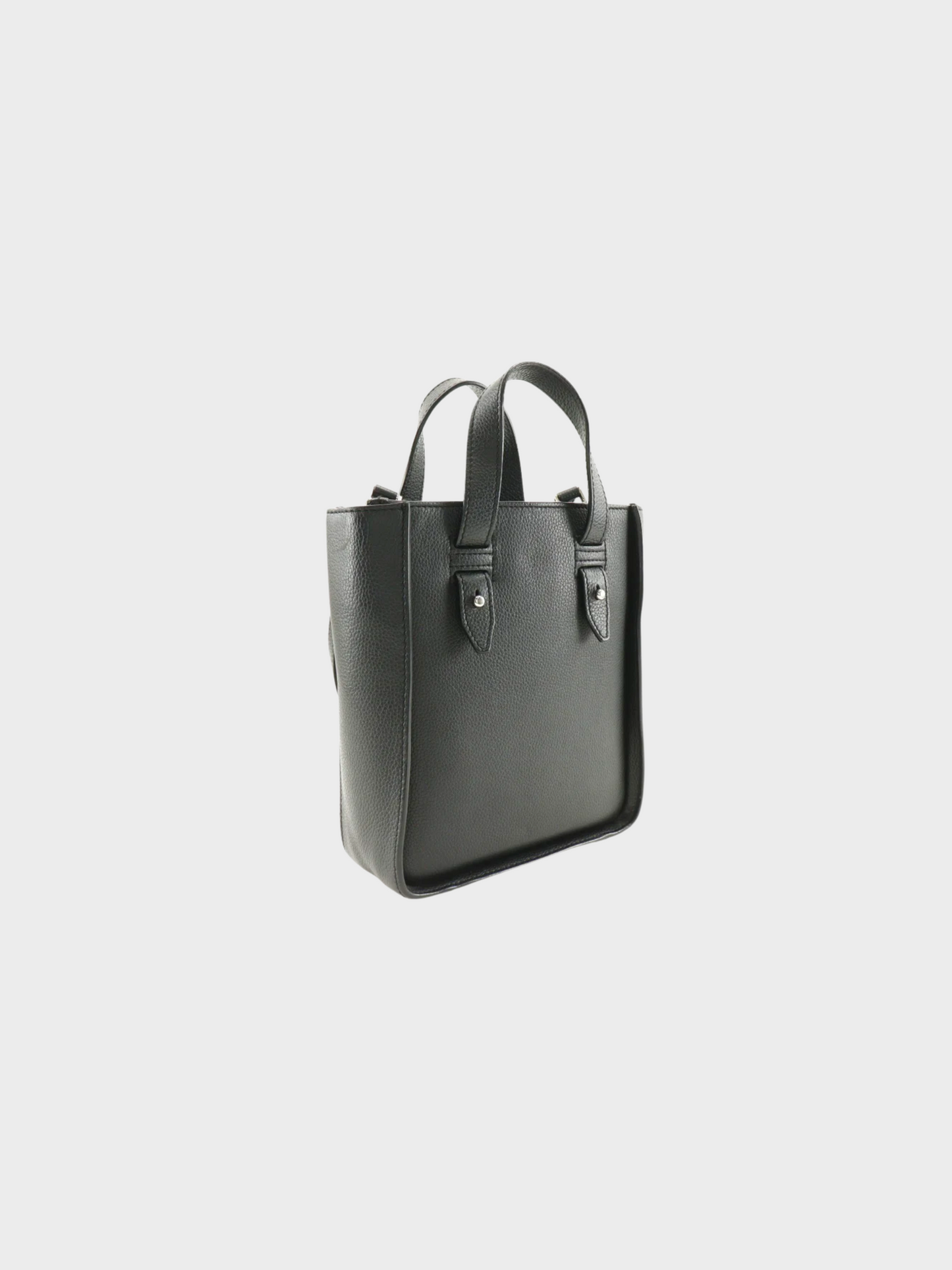 Christian Dior 2010s Black Saddle Mini Two-Way Handbag
