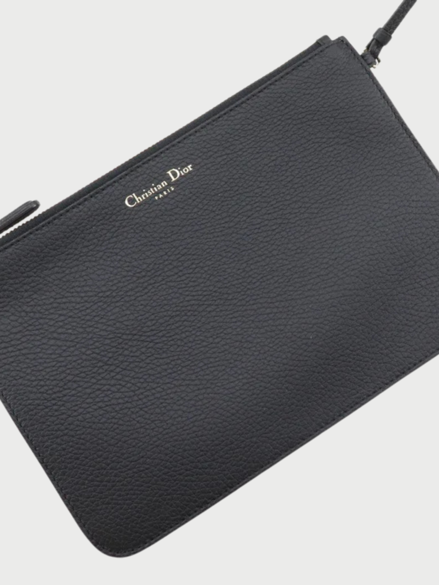 Christian Dior 2010s Black Calfskin Diorissimo 2Way Handbag