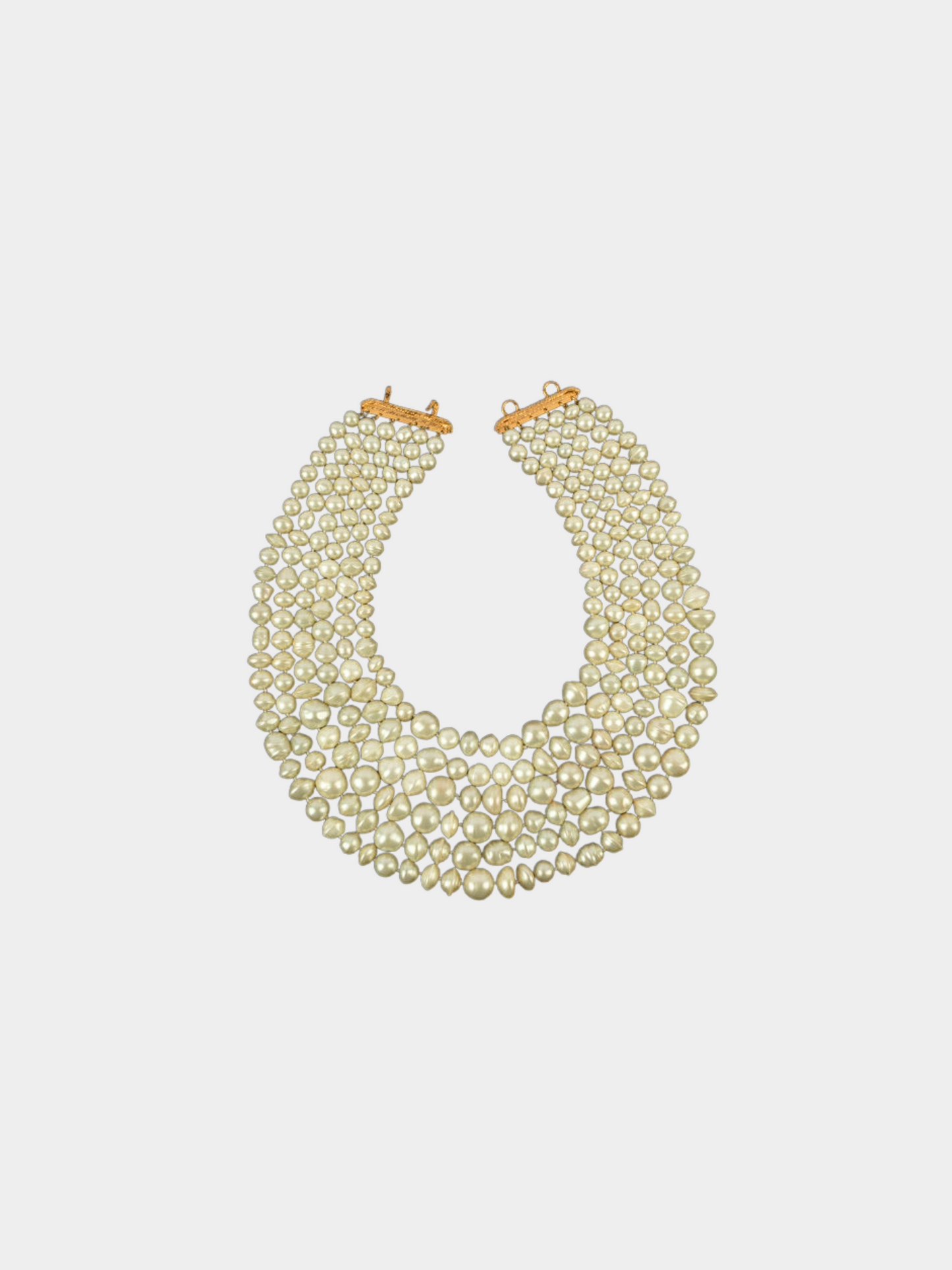 Chanel SS 1993 Layered Pearl Dickey Necklace
