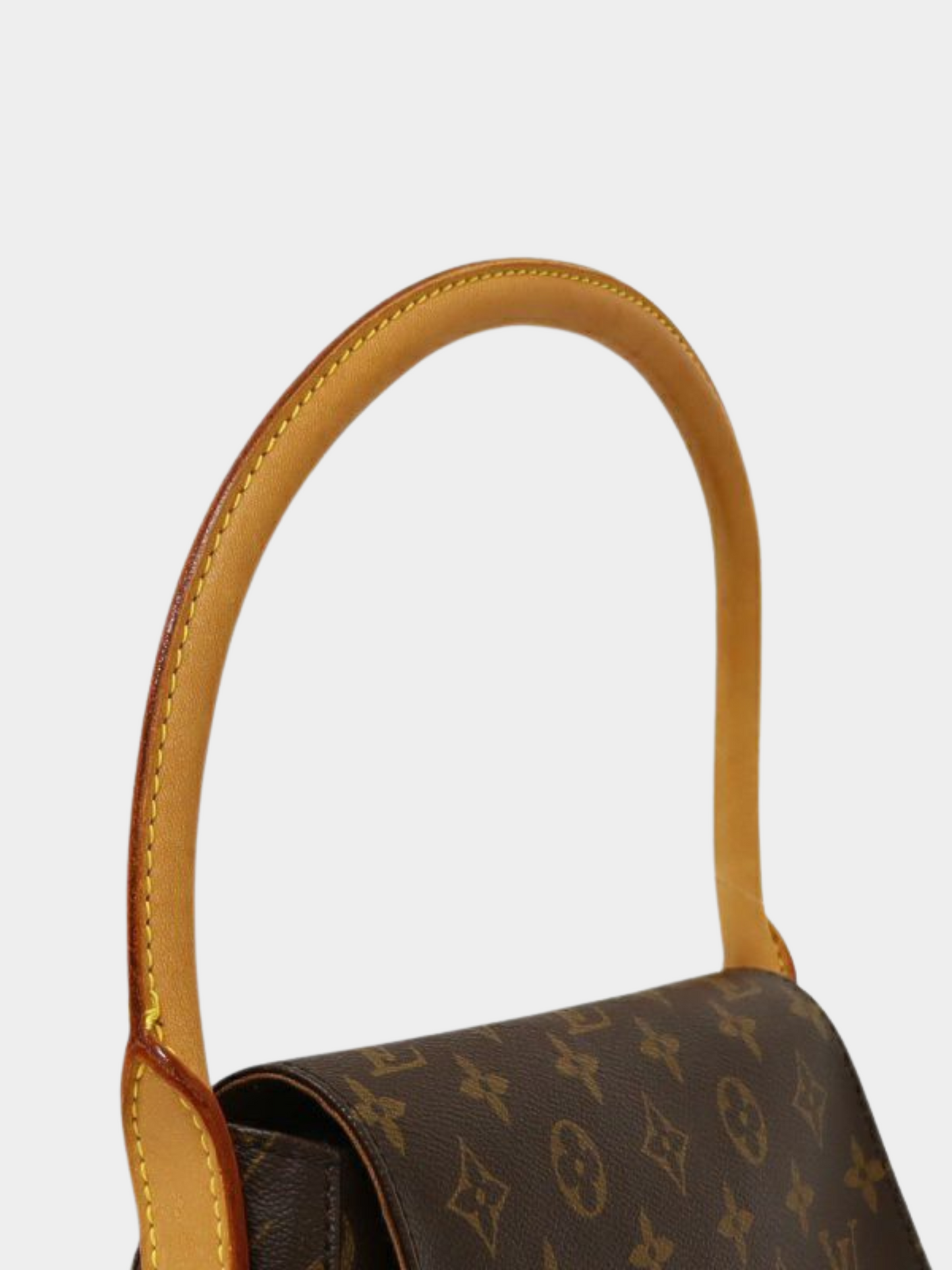 Louis Vuitton 2000s Brown Monogram Mini Looping Bag