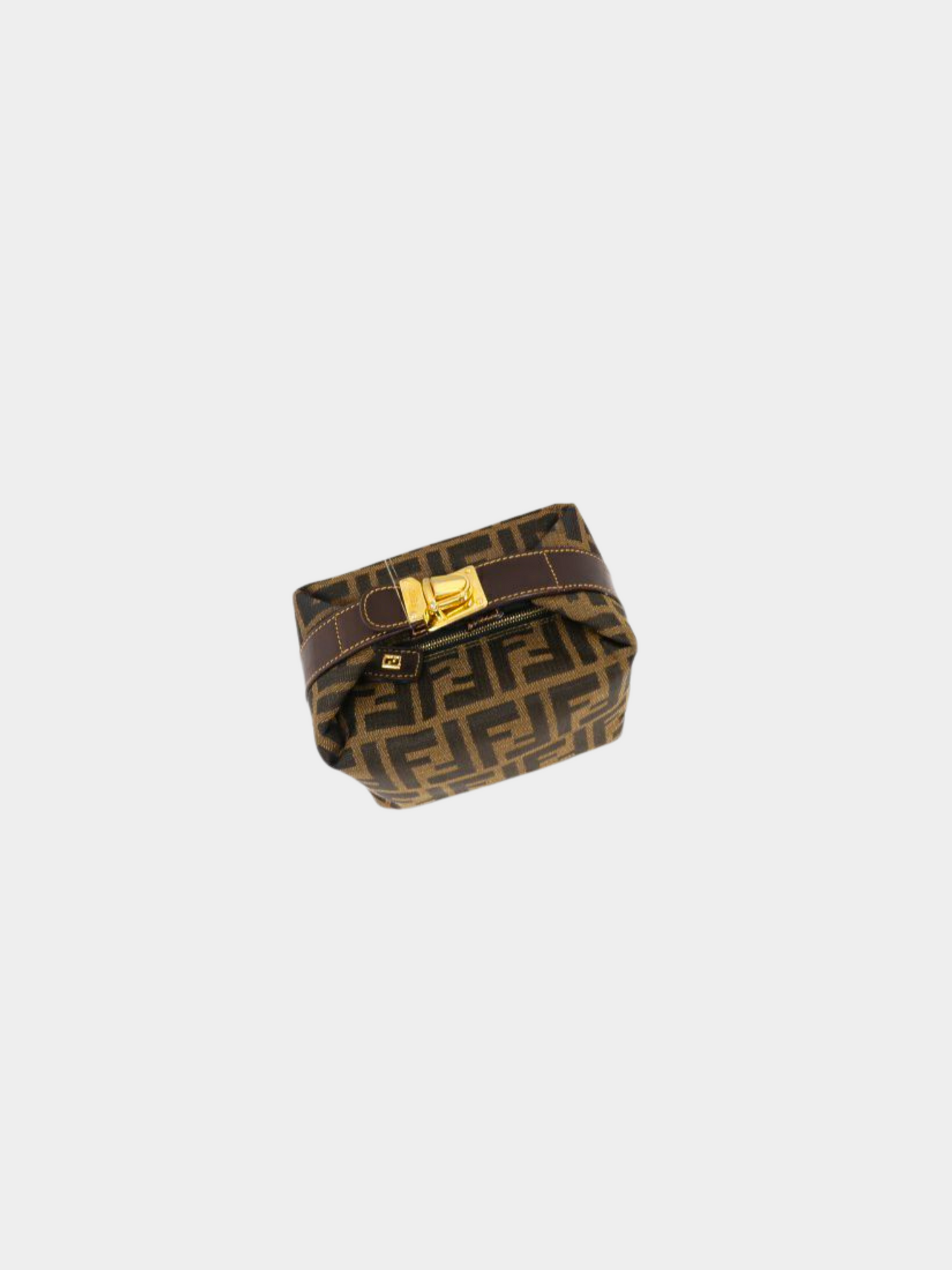 Fendi 2000s Brown Zucca Mini Handbag