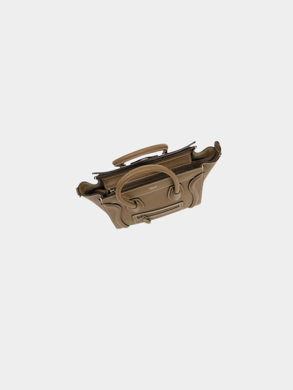 Celine 2010s Graige Leather Luggage Nano Bag