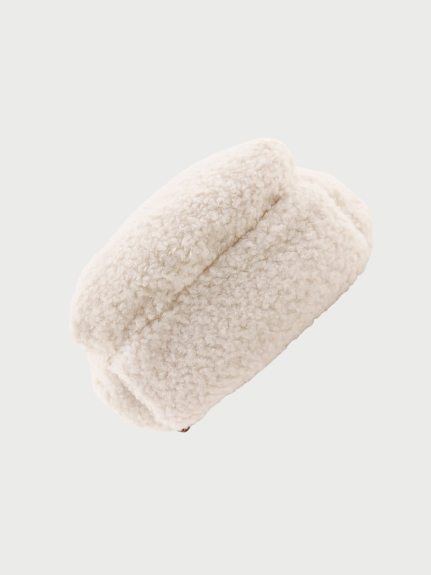 Chloé 2020s Off White Cotton Logo Boa Backpack