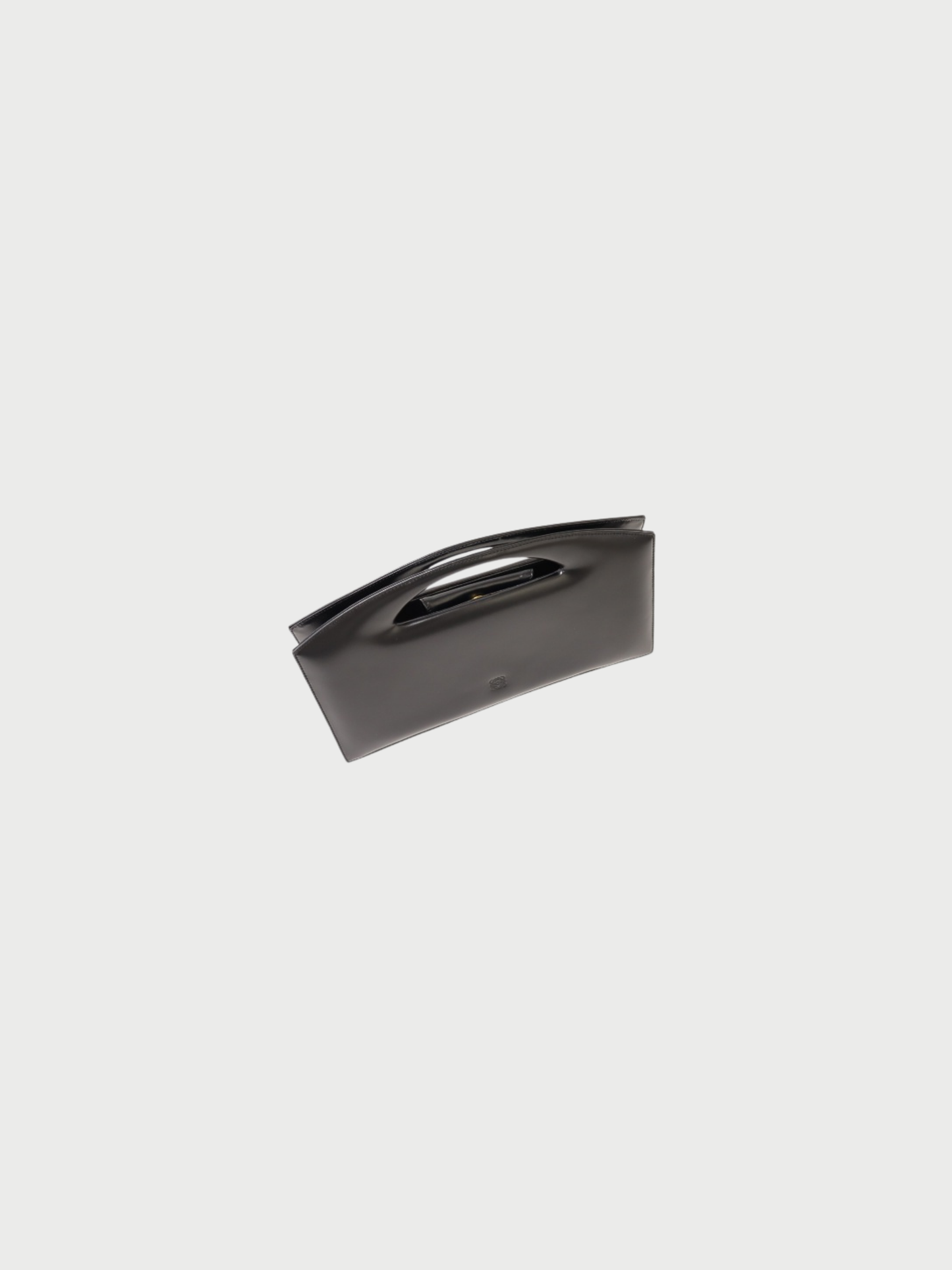Loewe 2000s Black Leather Anagram Handbag
