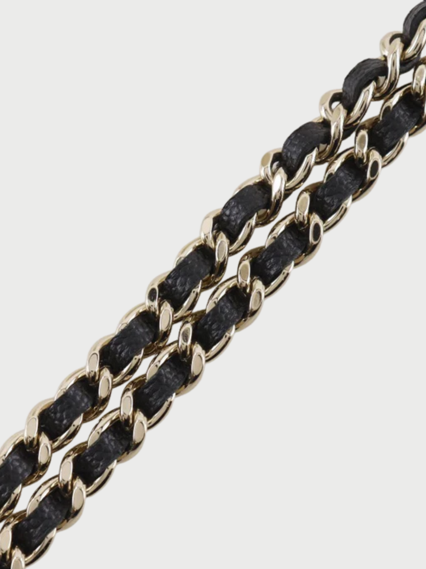 Chanel 2019 Black Caviar Leather Mademoiselle Chain Wallet