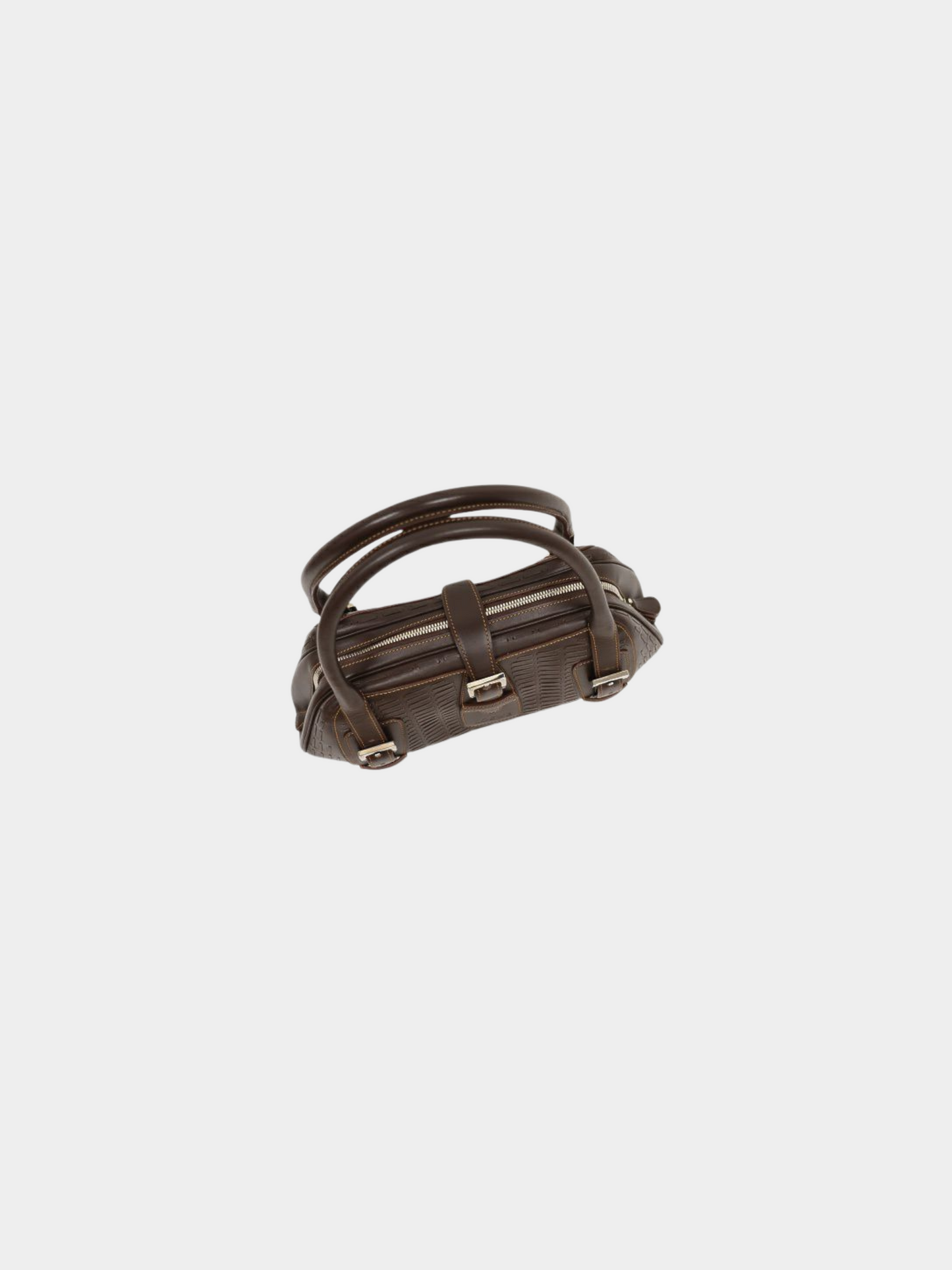 Loewe 2000s Brown Leather Senda Bag