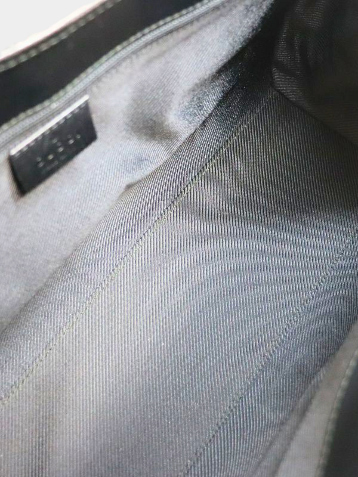 Gucci 2000s Black Canvas Jackie Hand Bag