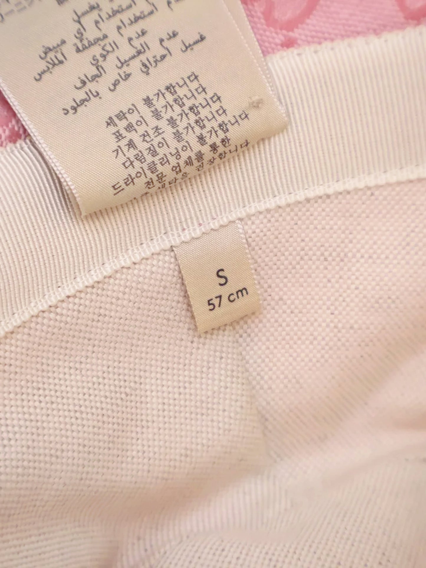 Gucci Late 2010s Pink Monogram Double G Bucket Hat