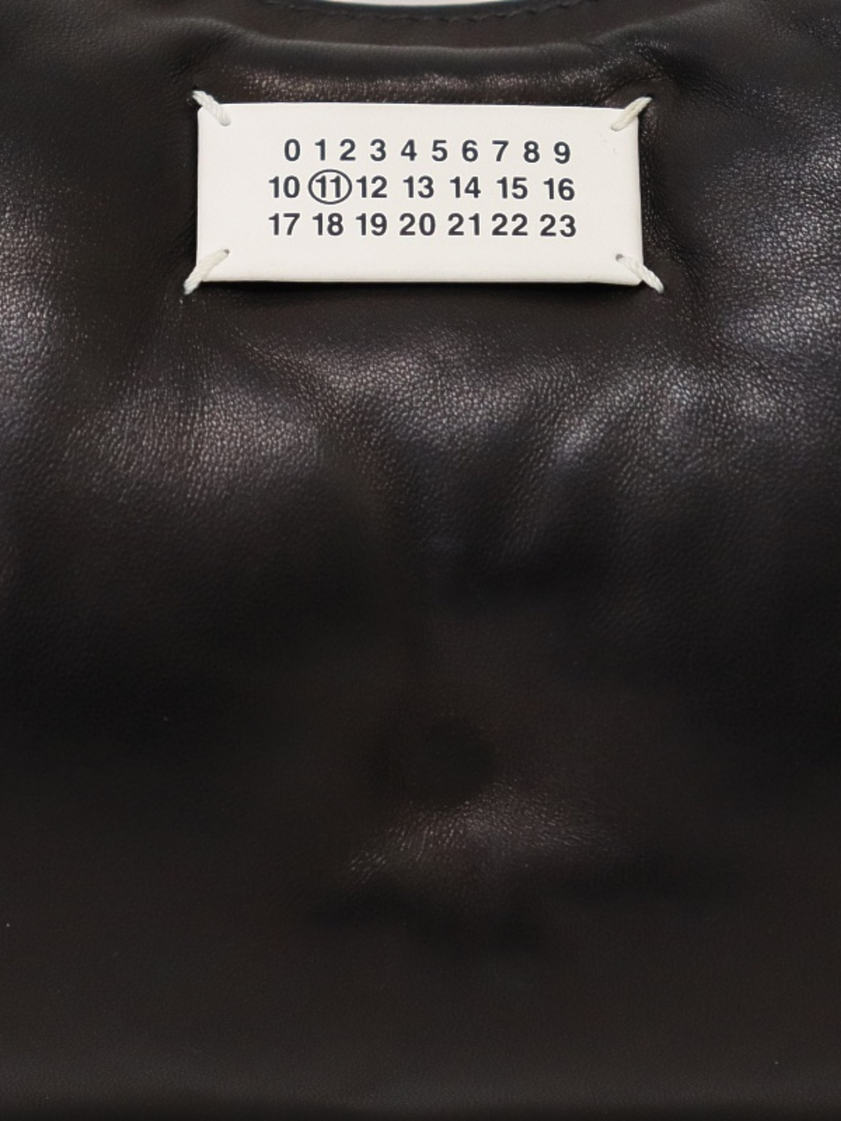Maison Margiela SS 2018 Black Leather Glam Slam Shoulder Bag