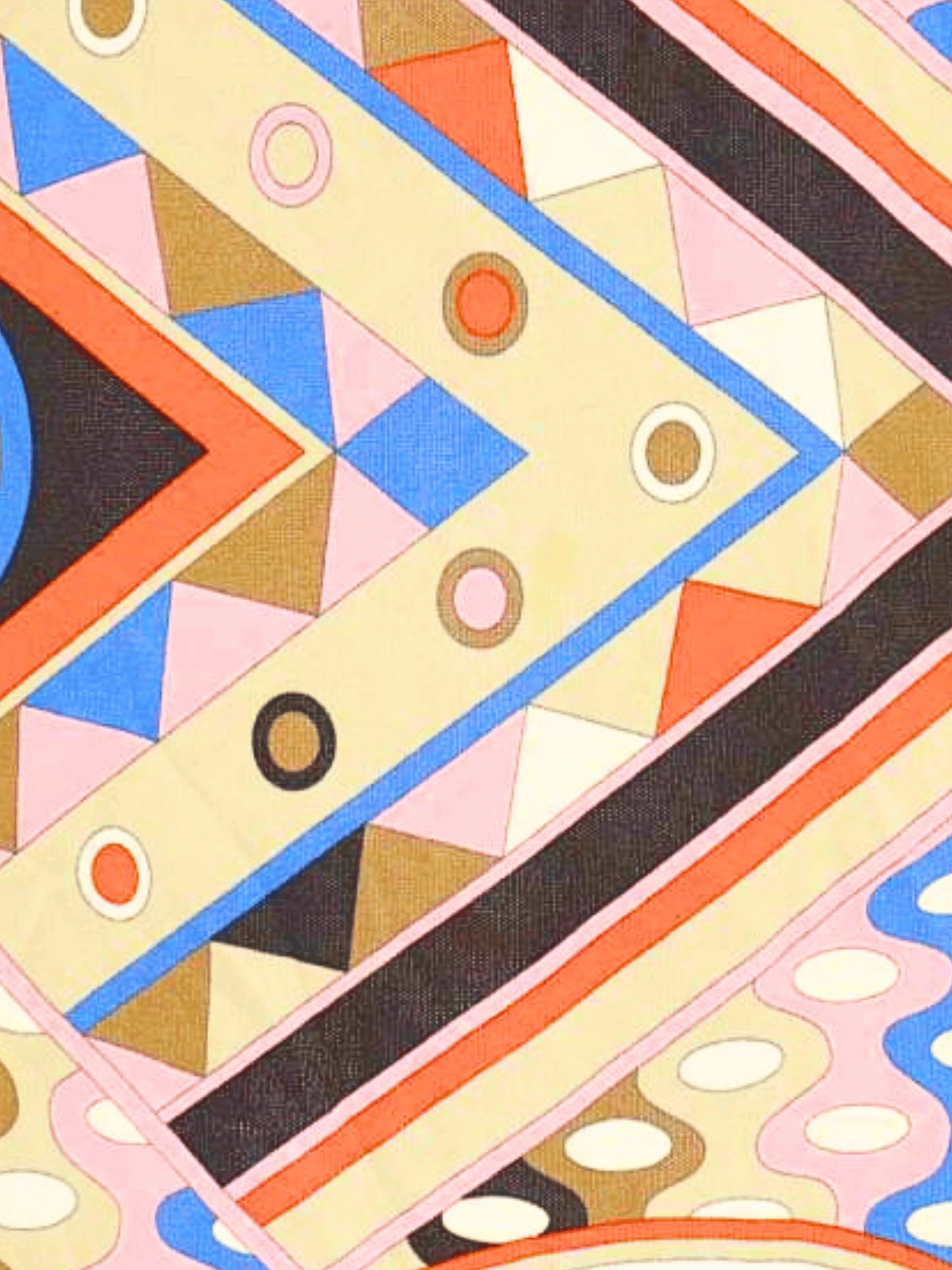 Emilio Pucci 2020 Multicolour Graphic Print Midi Dress