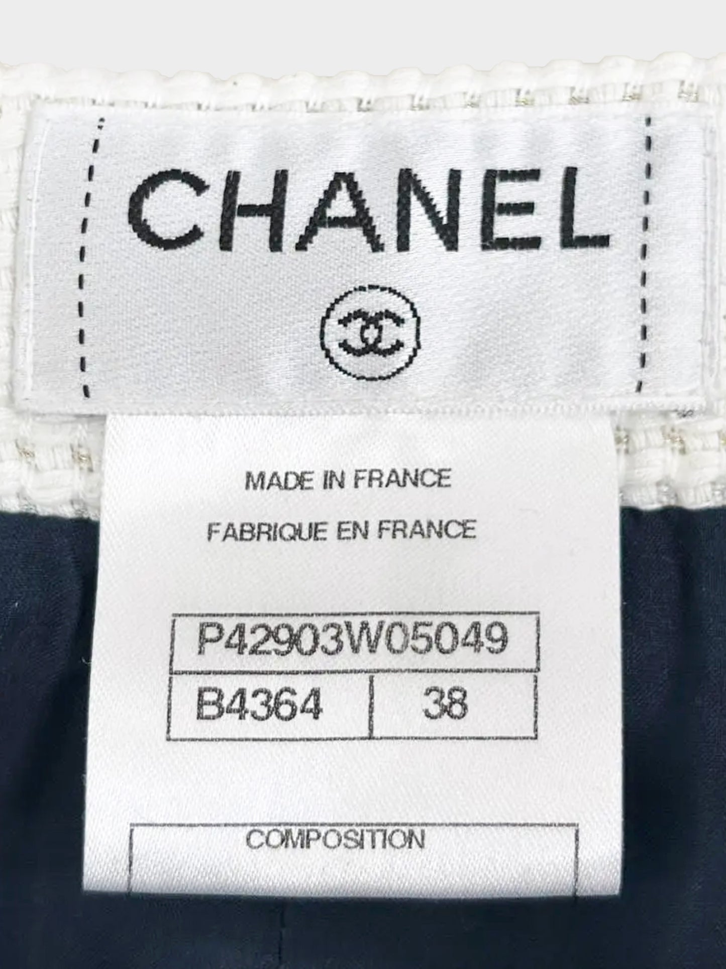 Chanel Resort 2012 Navy and White Waffle Knit Jacket and Skirt Set