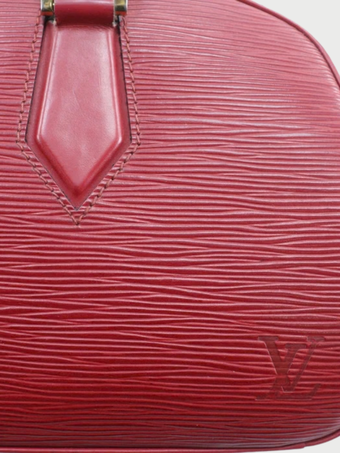 Louis Vuitton 1990s Castilian Red Epi Leather Jasmin Handbag