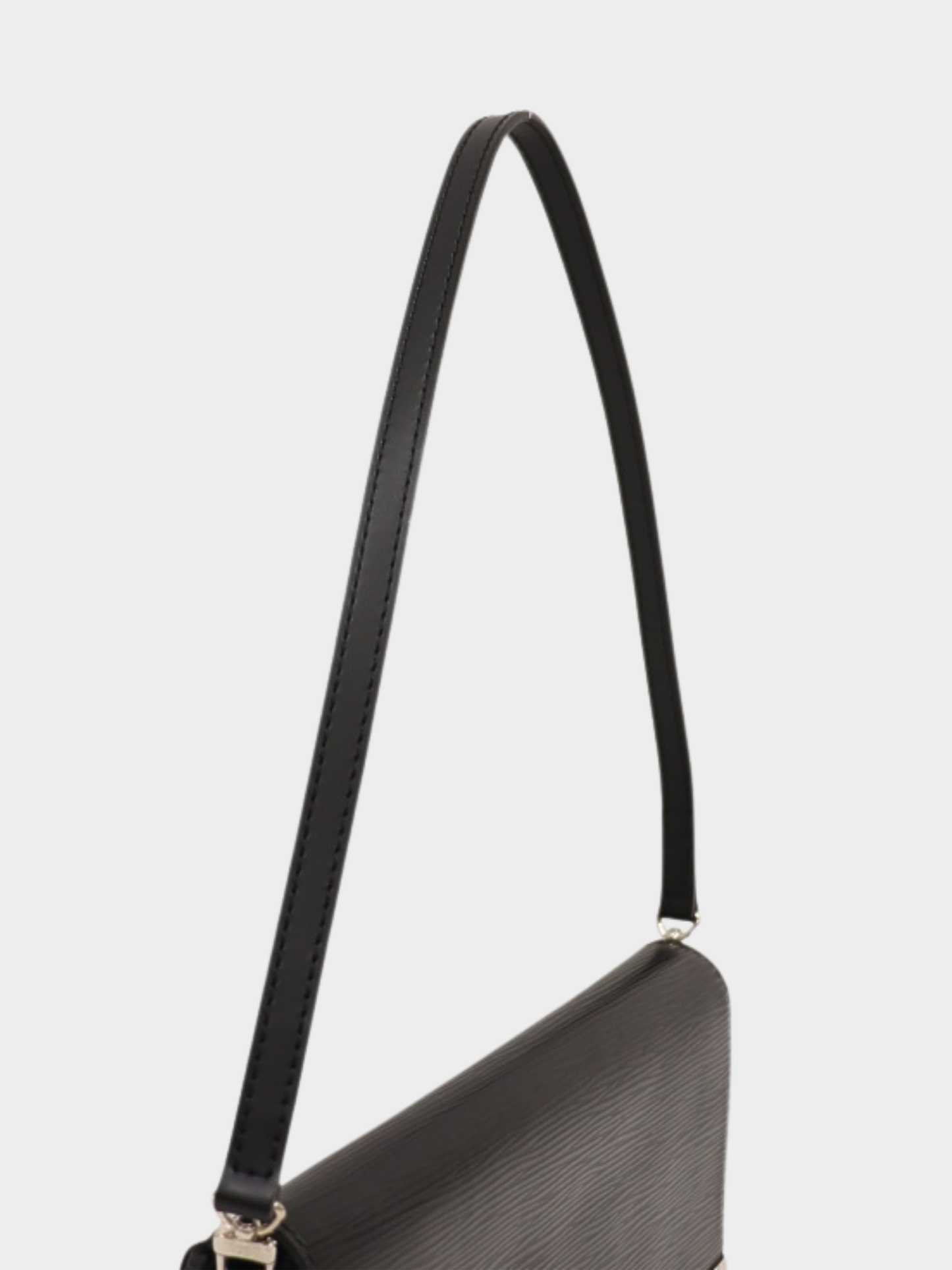 Louis Vuitton 2012 Black Epi Leather Pochette Sévigné Shoulder Bag