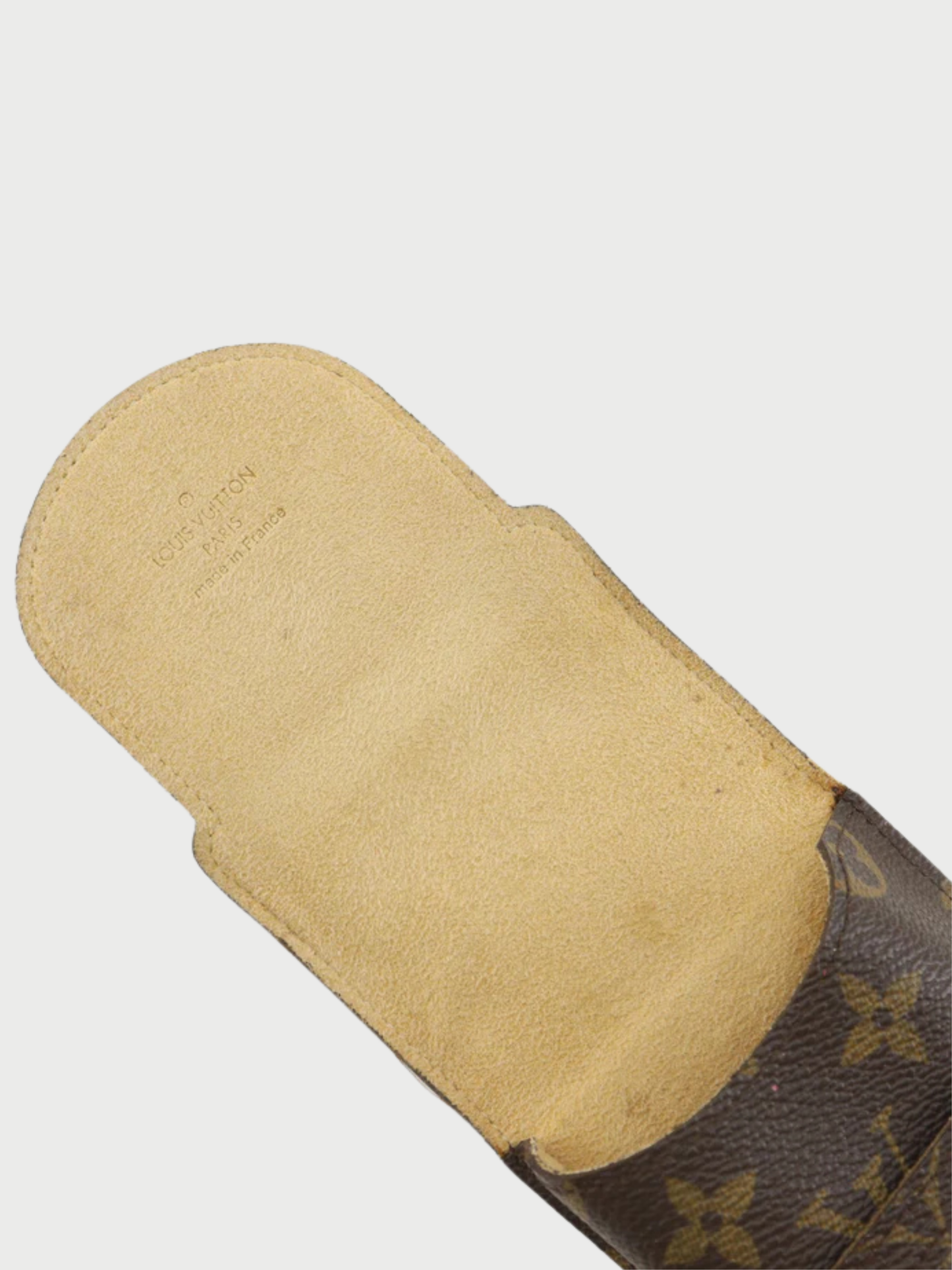 Louis Vuitton 2003 Brown Monogram Canvas Etui Lunette Mule Glasses Case