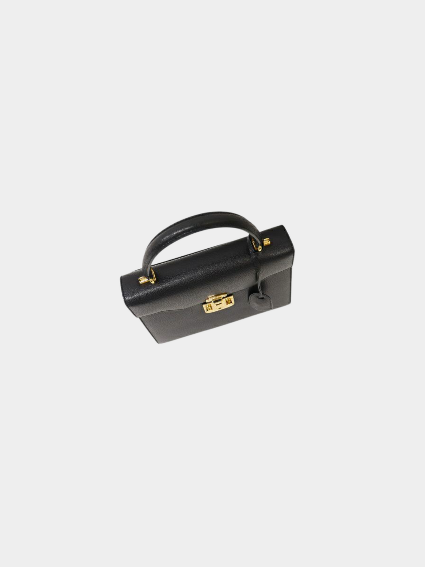 Gucci 2010s Black Pigskin Lady Lock 2-Way Bag
