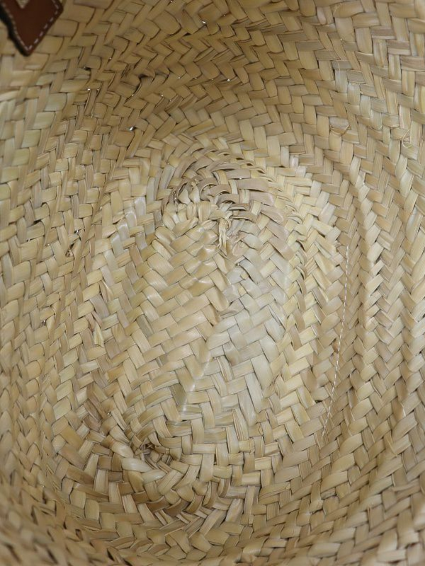 Loewe 2020 Beige Raffia Small Basket Bag