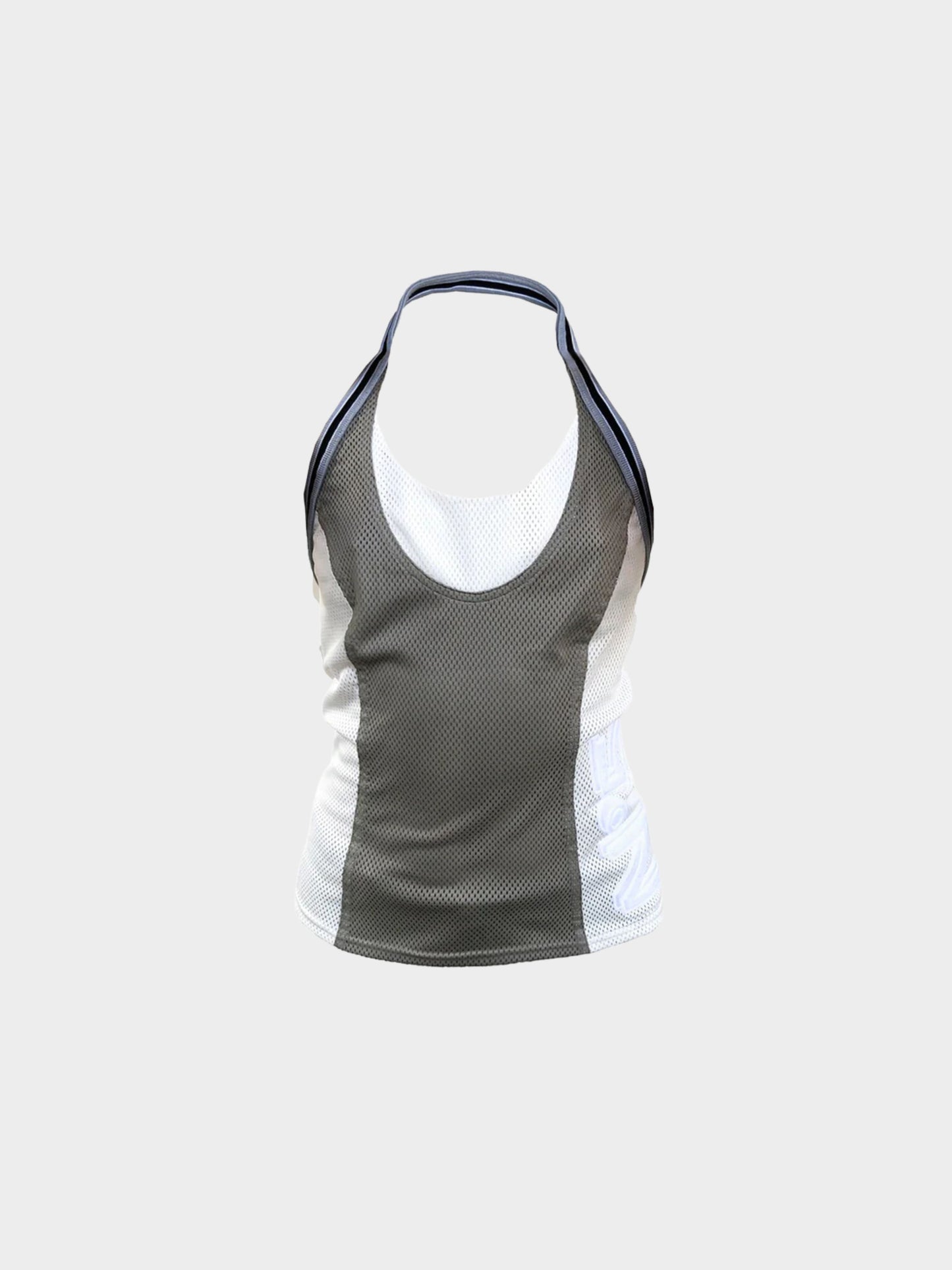 Chanel Track Jersey Mesh Top