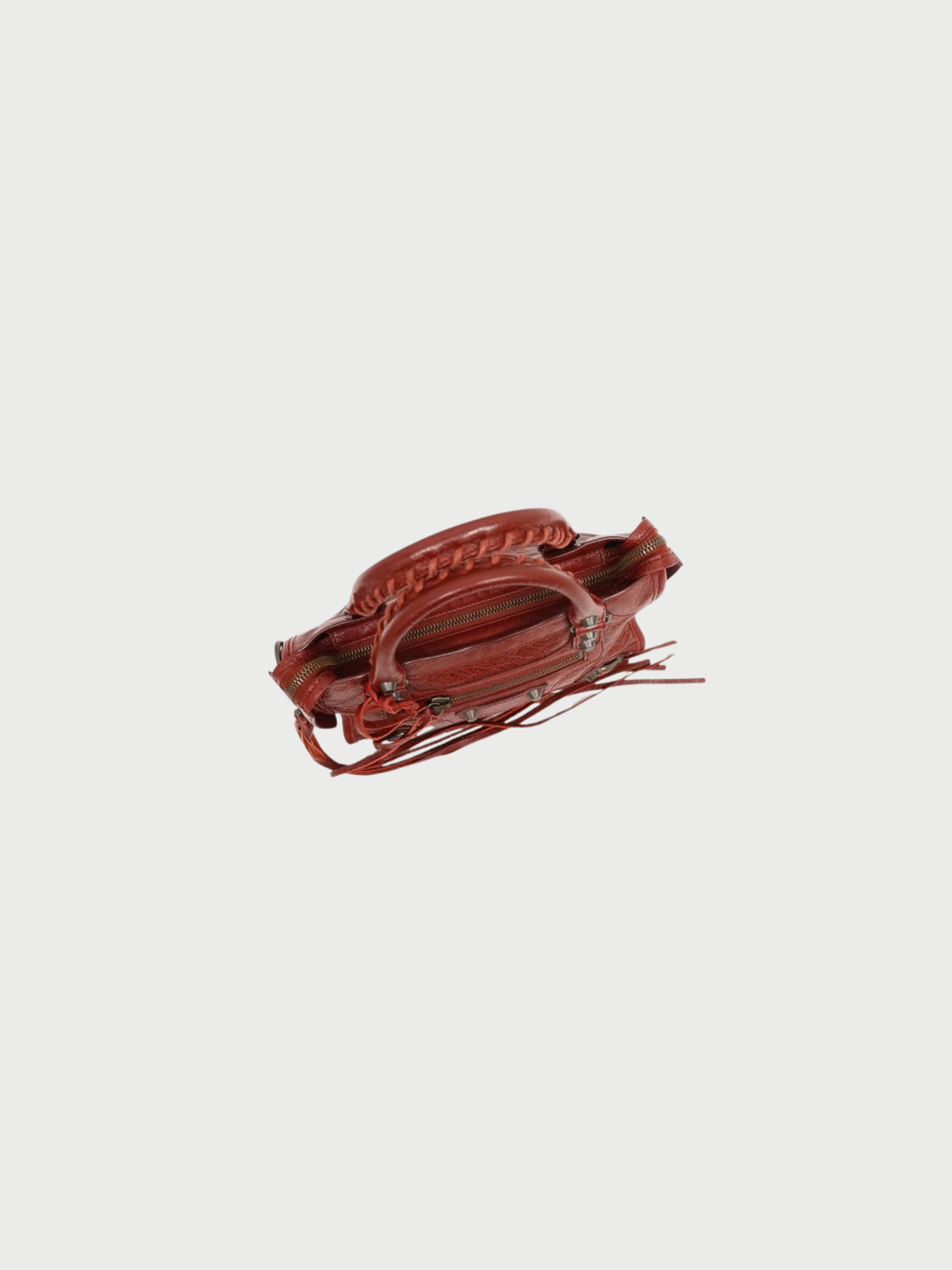 Balenciaga 2000s Red Leather Classic Mini City Bag