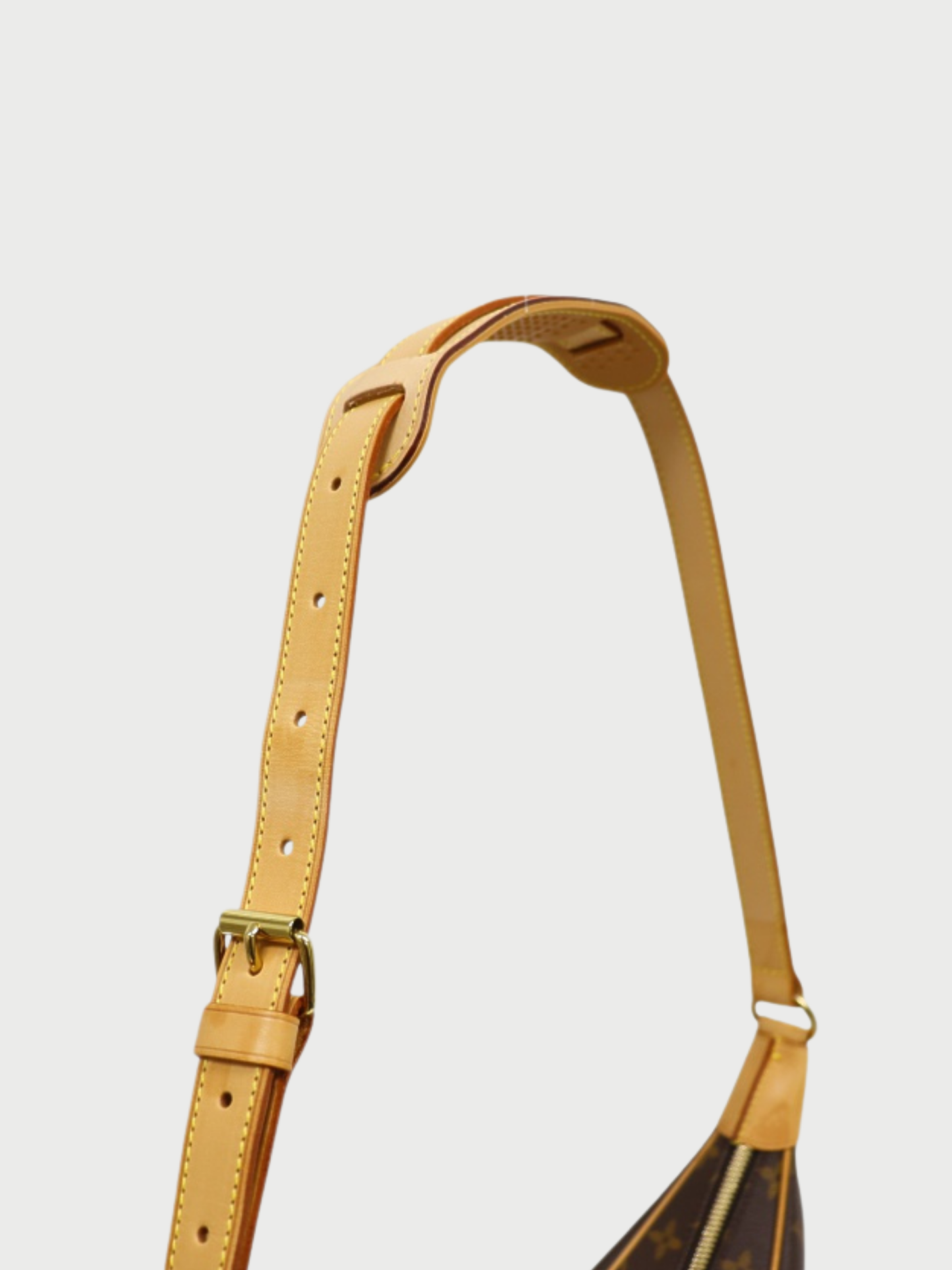 Louis Vuitton 2000 Brown Monogram PVC Leather Boulogne 30 Bag