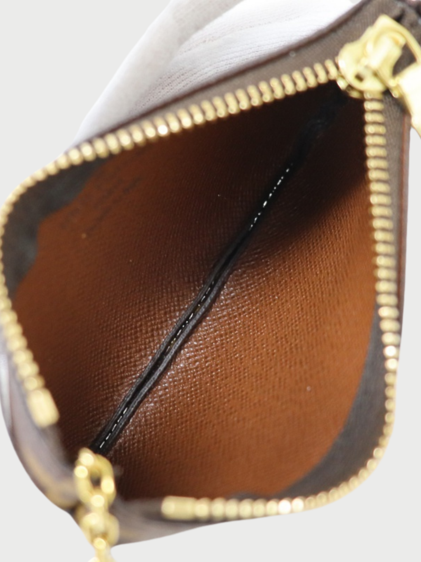 Louis Vuitton 2023 Brown Monogram PVC Leather Pochette Clés